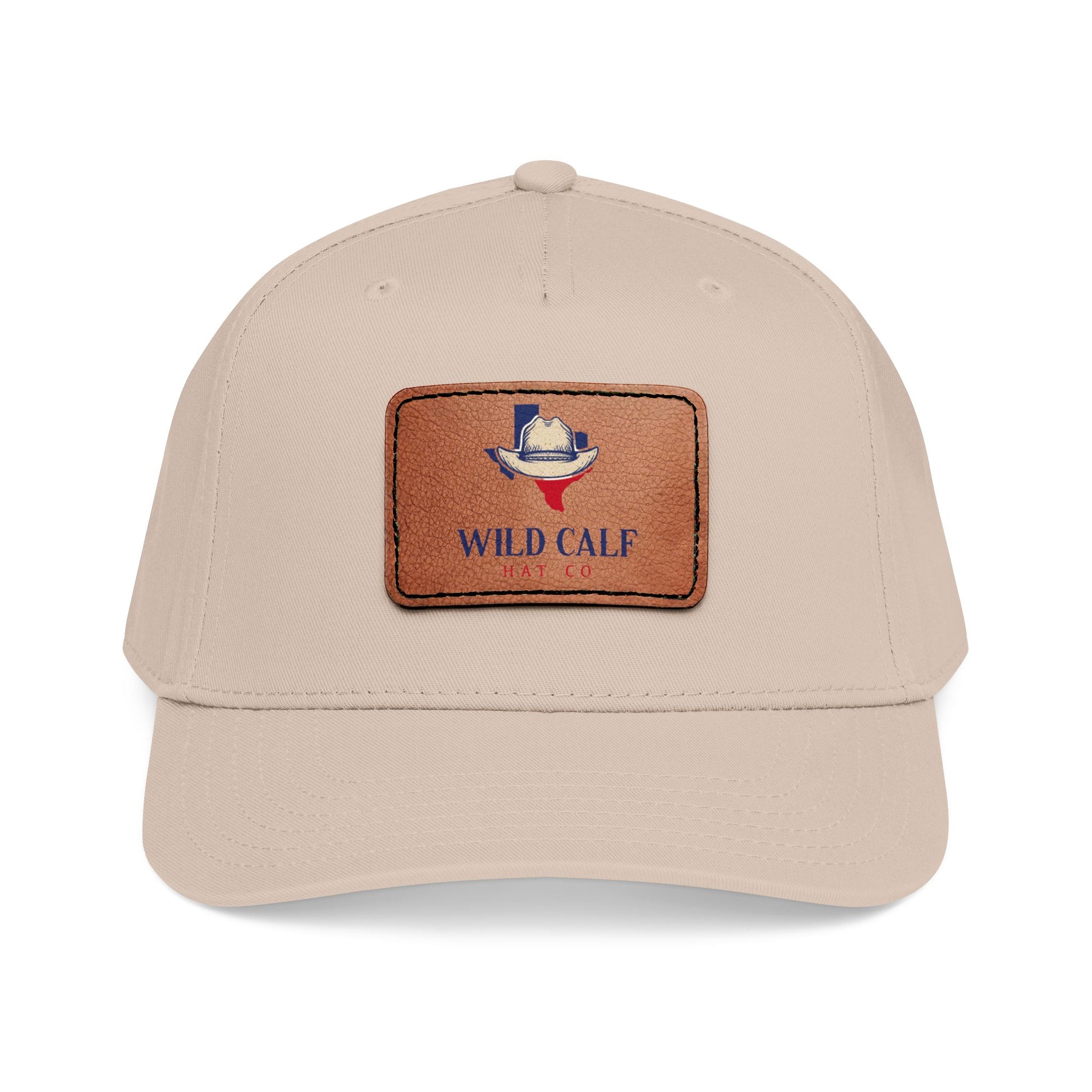 Leather Patch Baseball Cap — Wild Calf Logo - Wild Calf Hat Company