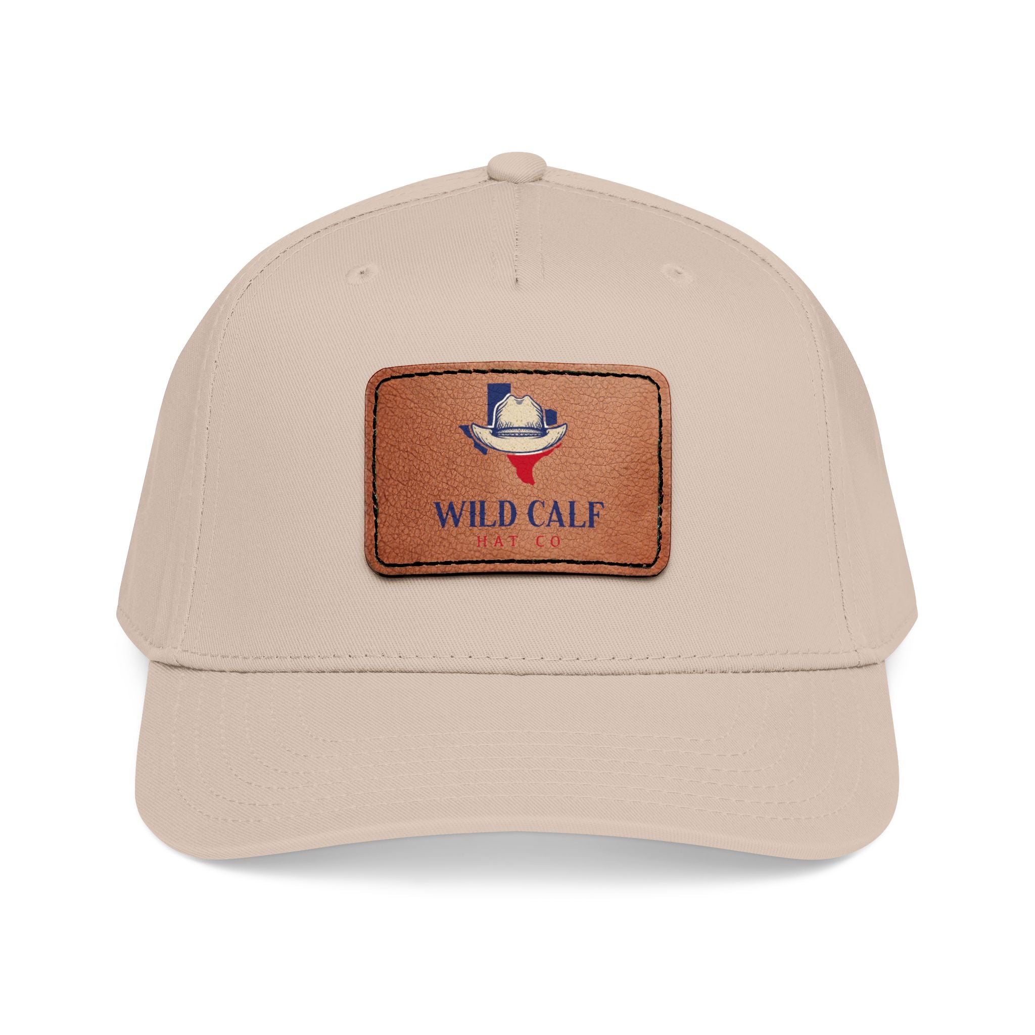 Leather Patch Baseball Cap — Wild Calf Logo - Wild Calf Hat Company