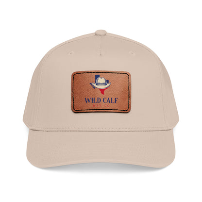 Leather Patch Baseball Cap — Wild Calf Logo - Wild Calf Hat Company
