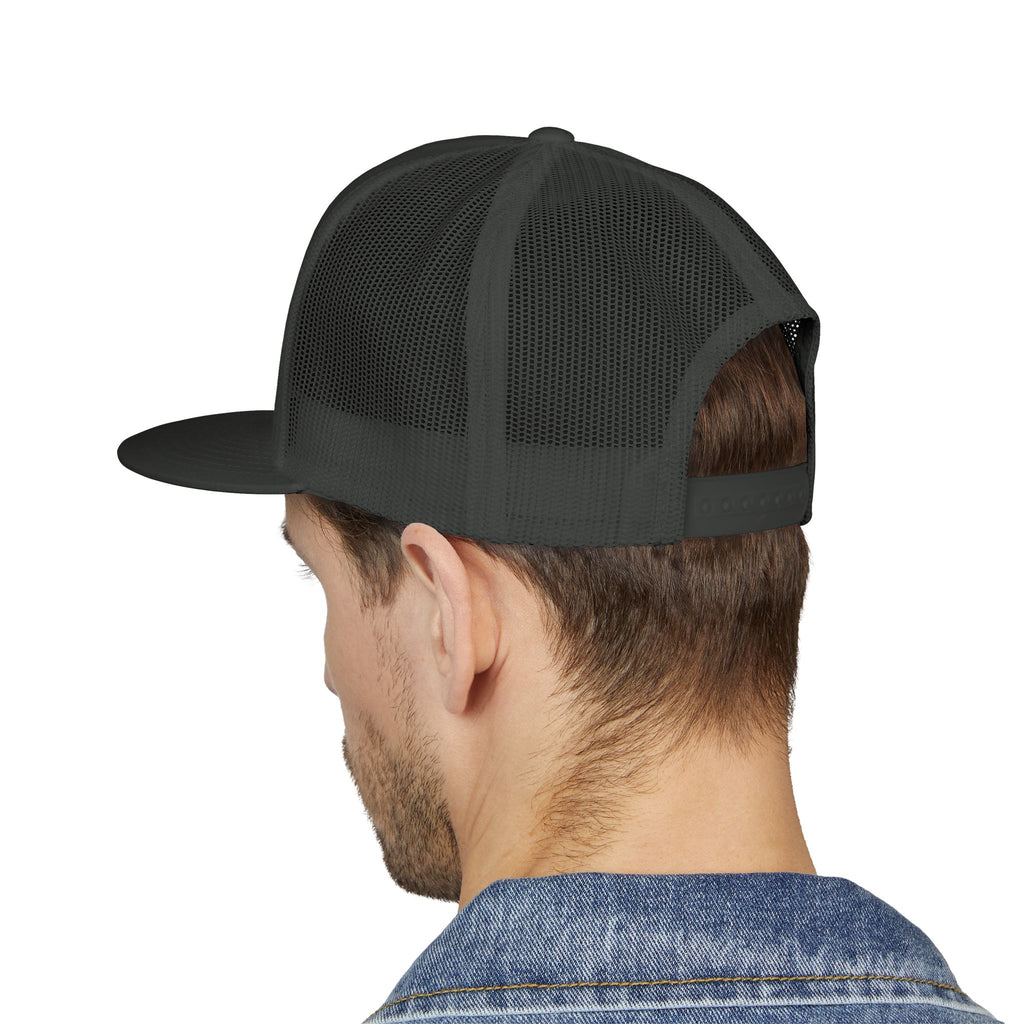 Wild Calf Skull embroidery Trucker Cap | Mesh Back Snapback - Wild Calf Hat Company