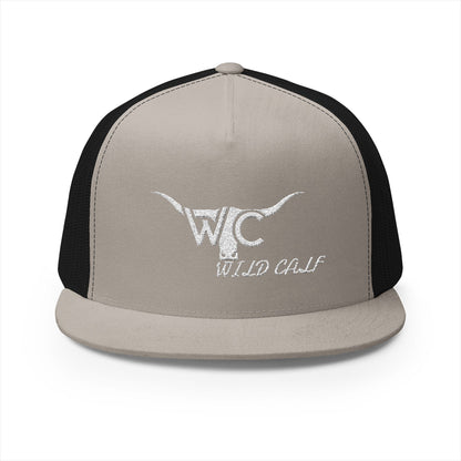 Trucker Cap — Wild Calf Embroidered Longhorn Logo