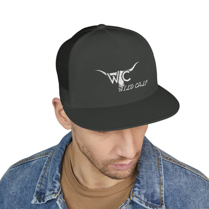 Trucker Cap — Wild Calf Embroidered Longhorn Logo