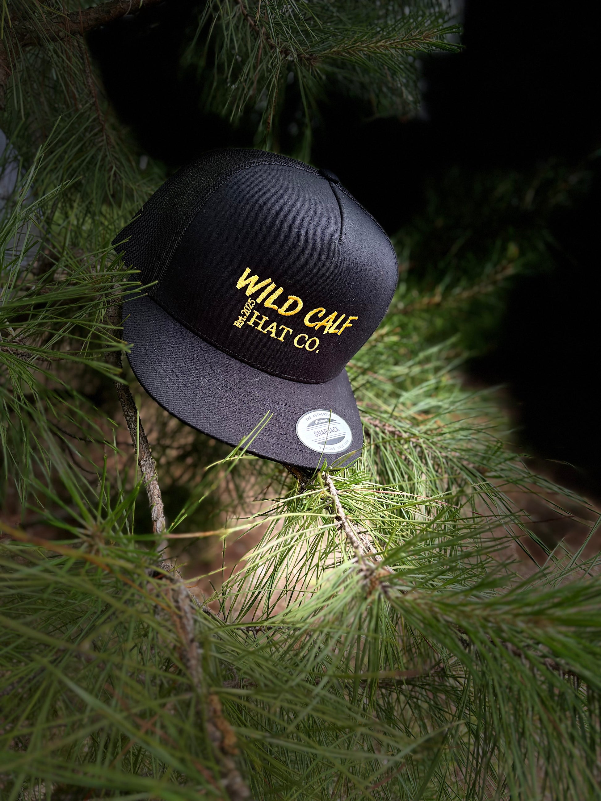 The Gold Signature Trucker Cap - Wild Calf Hat Company