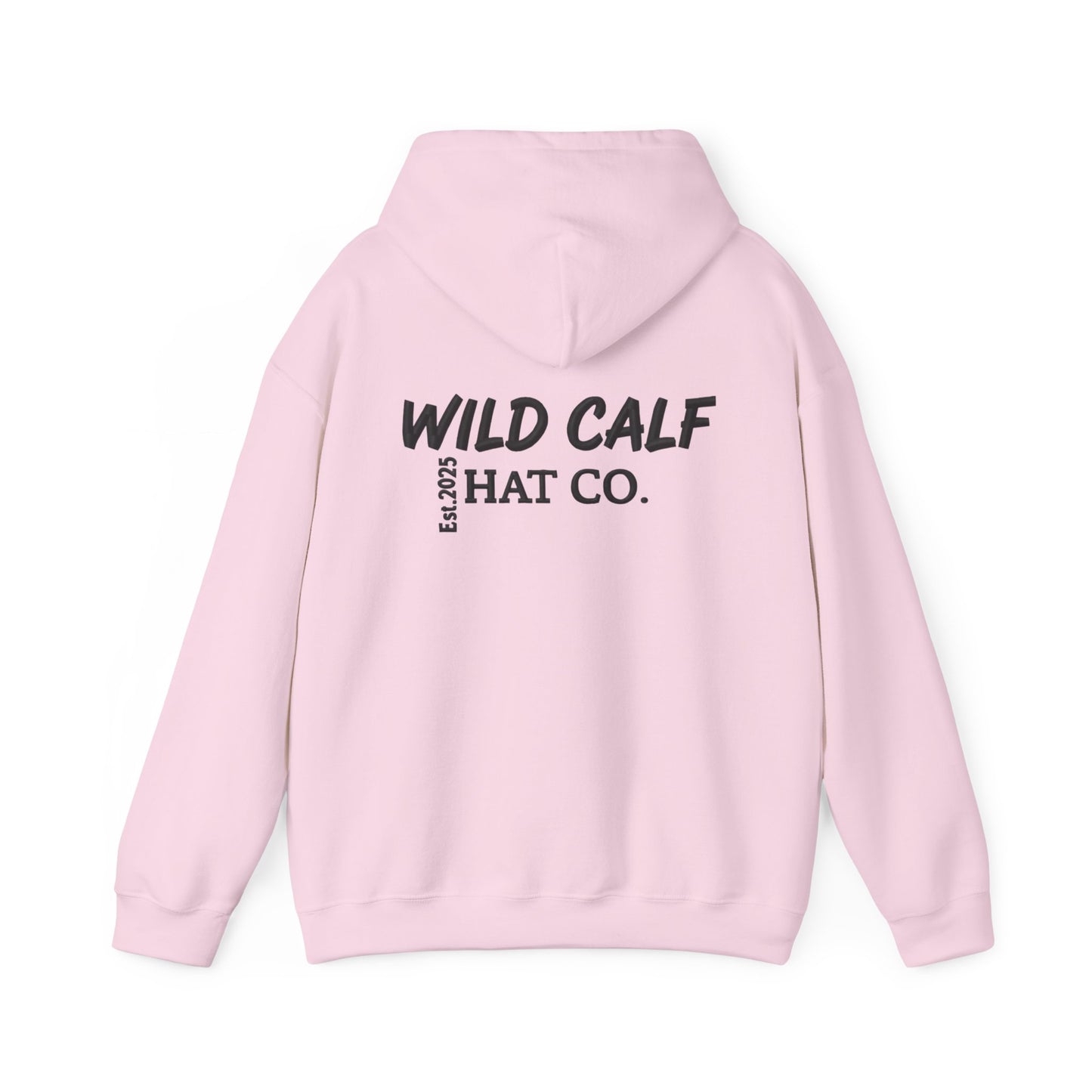 Wild Calf Hoodie - Retro Colorful Calf Logo Pullover (Wild Calf Hat Co.) - Wild Calf Hat Company