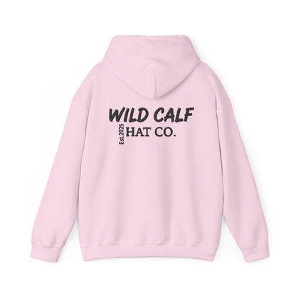 Wild Calf Hoodie - Retro Colorful Calf Logo Pullover (Wild Calf Hat Co.) - Wild Calf Hat Company