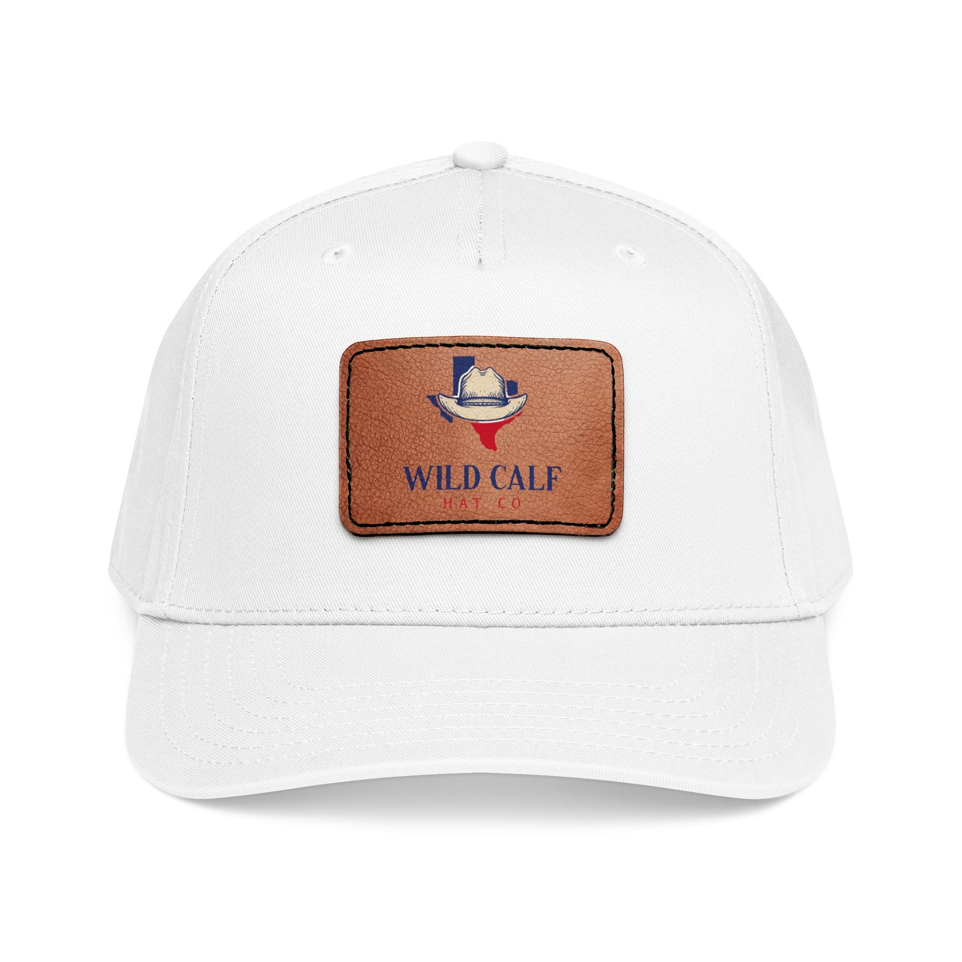 Leather Patch Baseball Cap — Wild Calf Logo - Wild Calf Hat Company