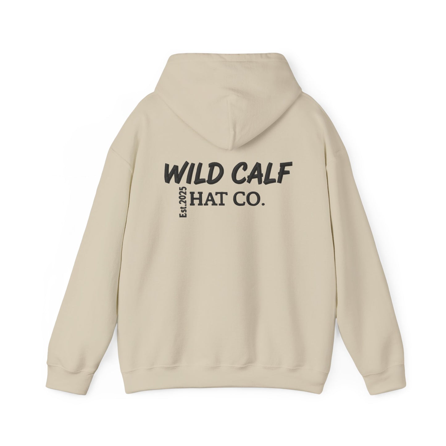 Wild Calf Hoodie - Retro Colorful Calf Logo Pullover (Wild Calf Hat Co.) - Wild Calf Hat Company