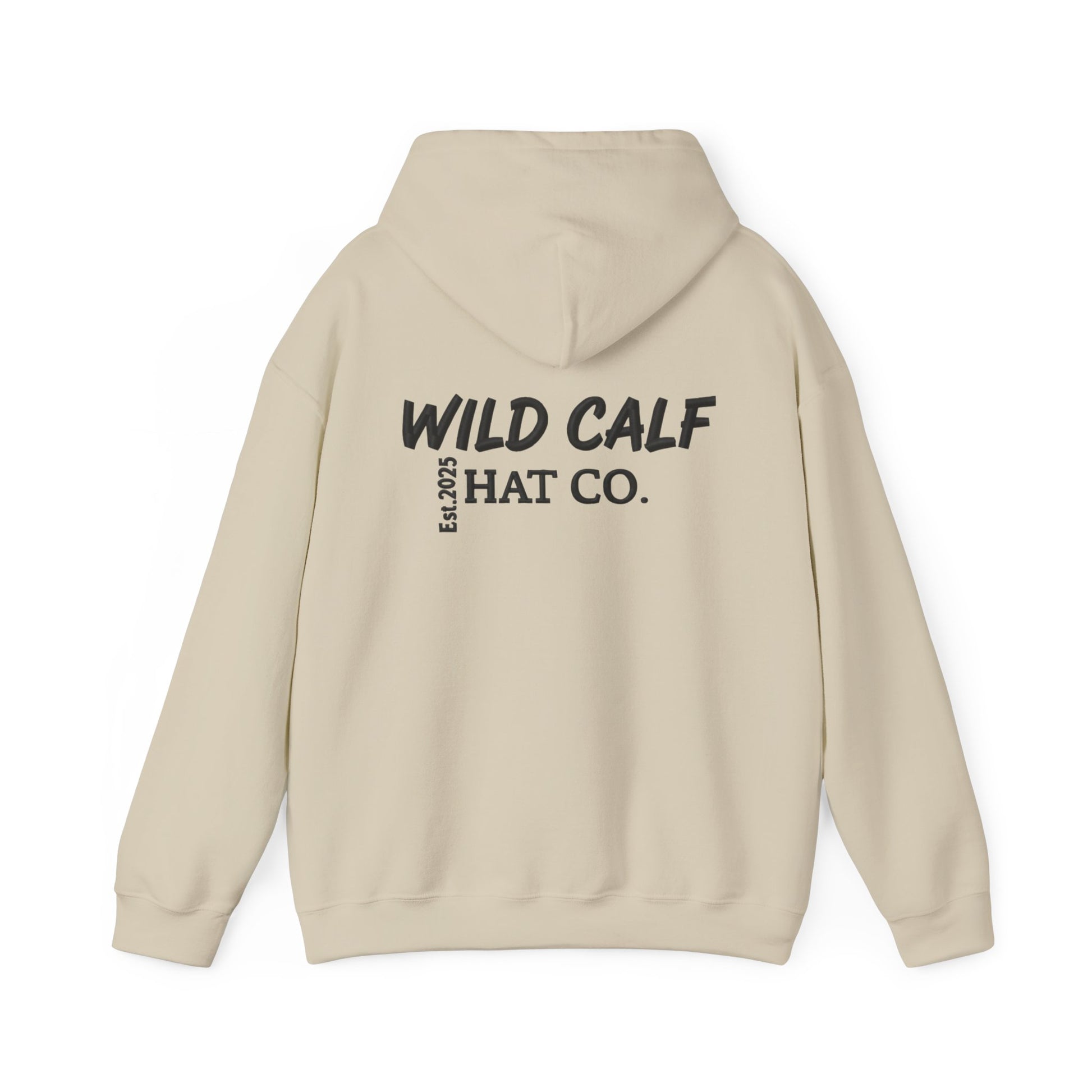 Wild Calf Hoodie - Retro Colorful Calf Logo Pullover (Wild Calf Hat Co.) - Wild Calf Hat Company