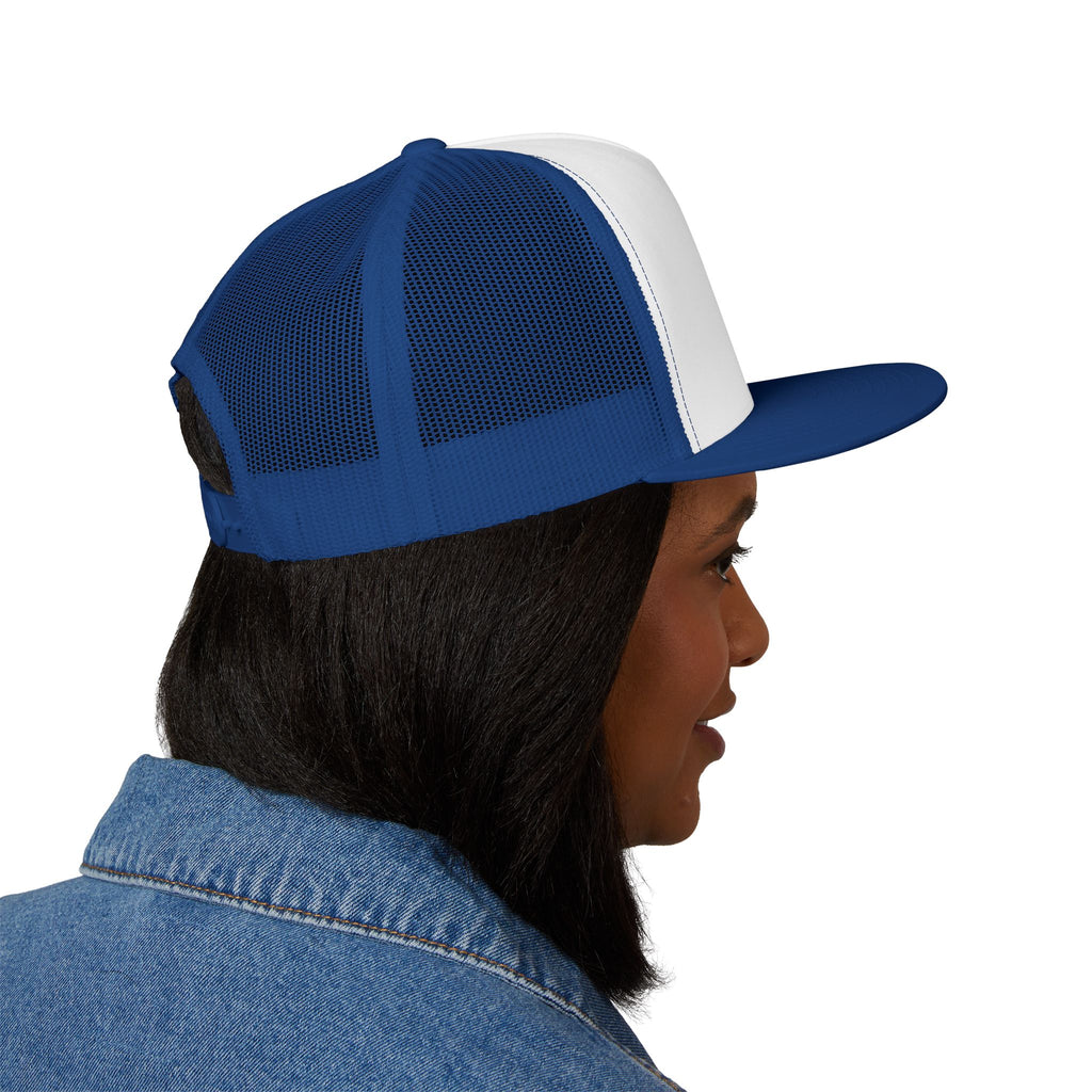 Wild Calf Skull embroidery Trucker Cap | Mesh Back Snapback - Wild Calf Hat Company