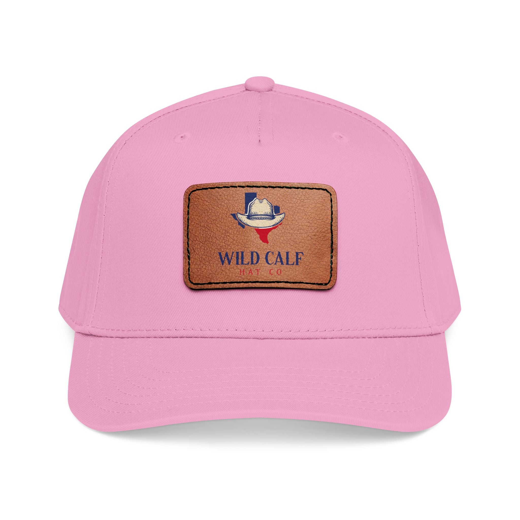 Leather Patch Baseball Cap — Wild Calf Logo - Wild Calf Hat Company