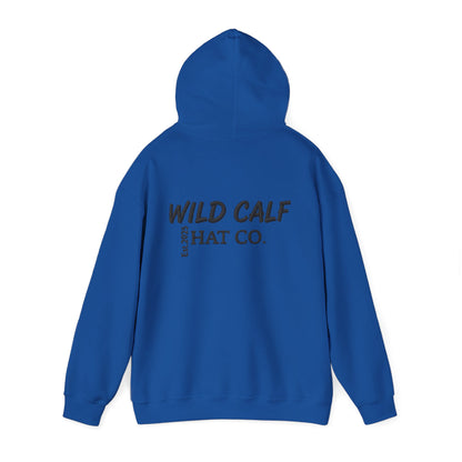 Wild Calf Hoodie - Retro Colorful Calf Logo Pullover (Wild Calf Hat Co.) - Wild Calf Hat Company