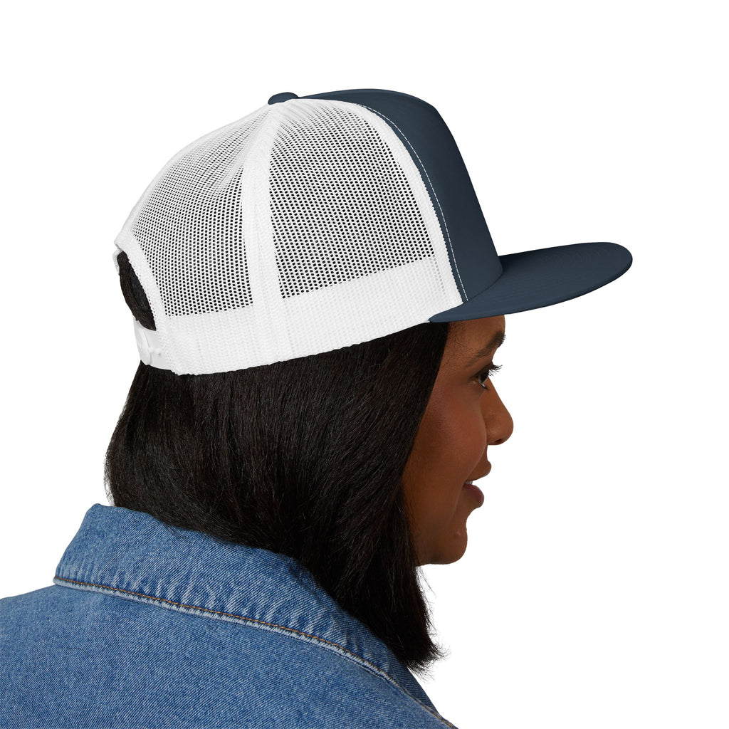 Wild Calf Skull embroidery Trucker Cap | Mesh Back Snapback - Wild Calf Hat Company