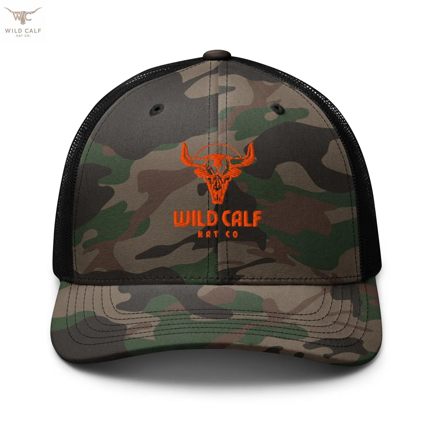 Camouflage trucker hat - Wild Calf Hat Company