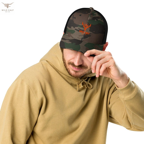 Camouflage trucker hat - Wild Calf Hat Company