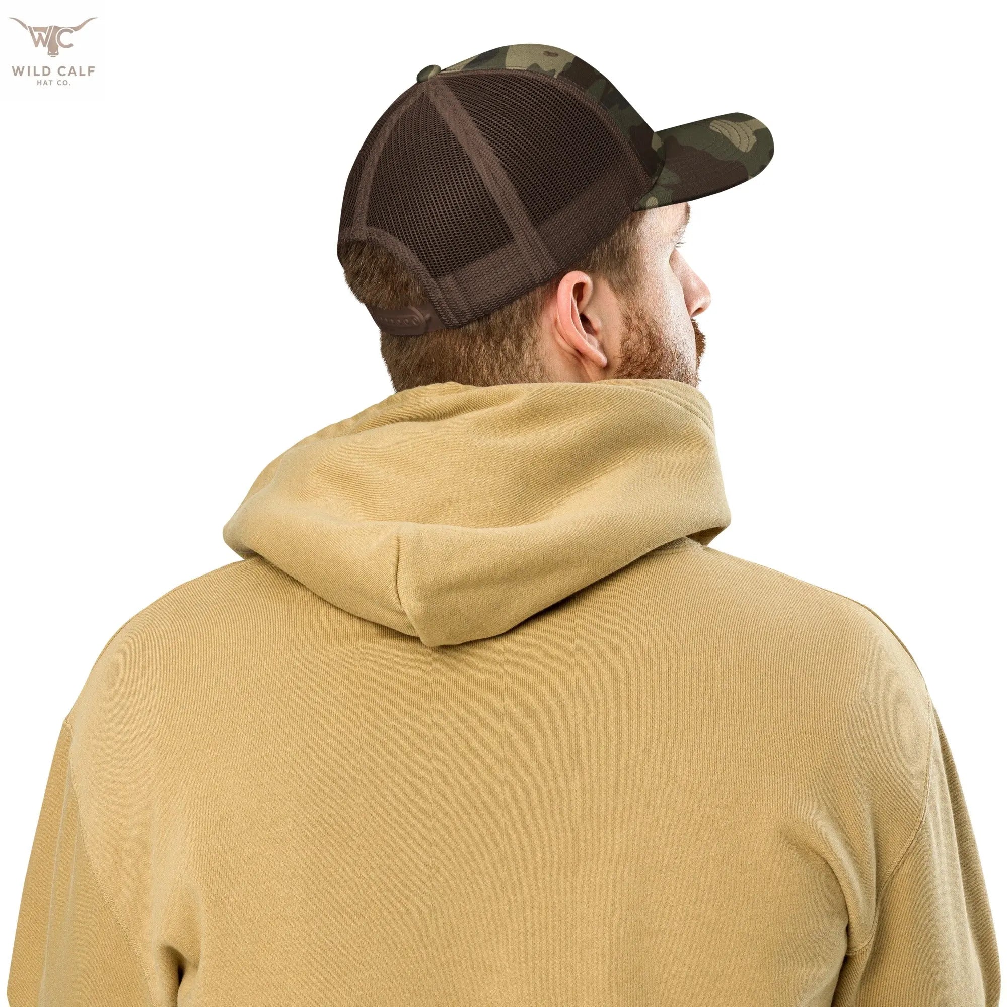 Camouflage trucker hat - Wild Calf Hat Company