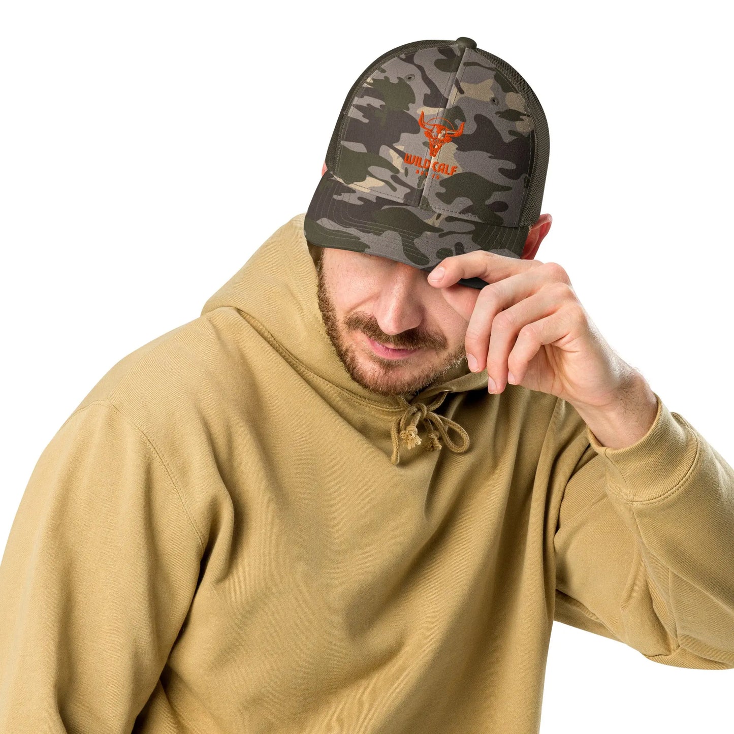 Camouflage trucker hat - Wild Calf Hat Company