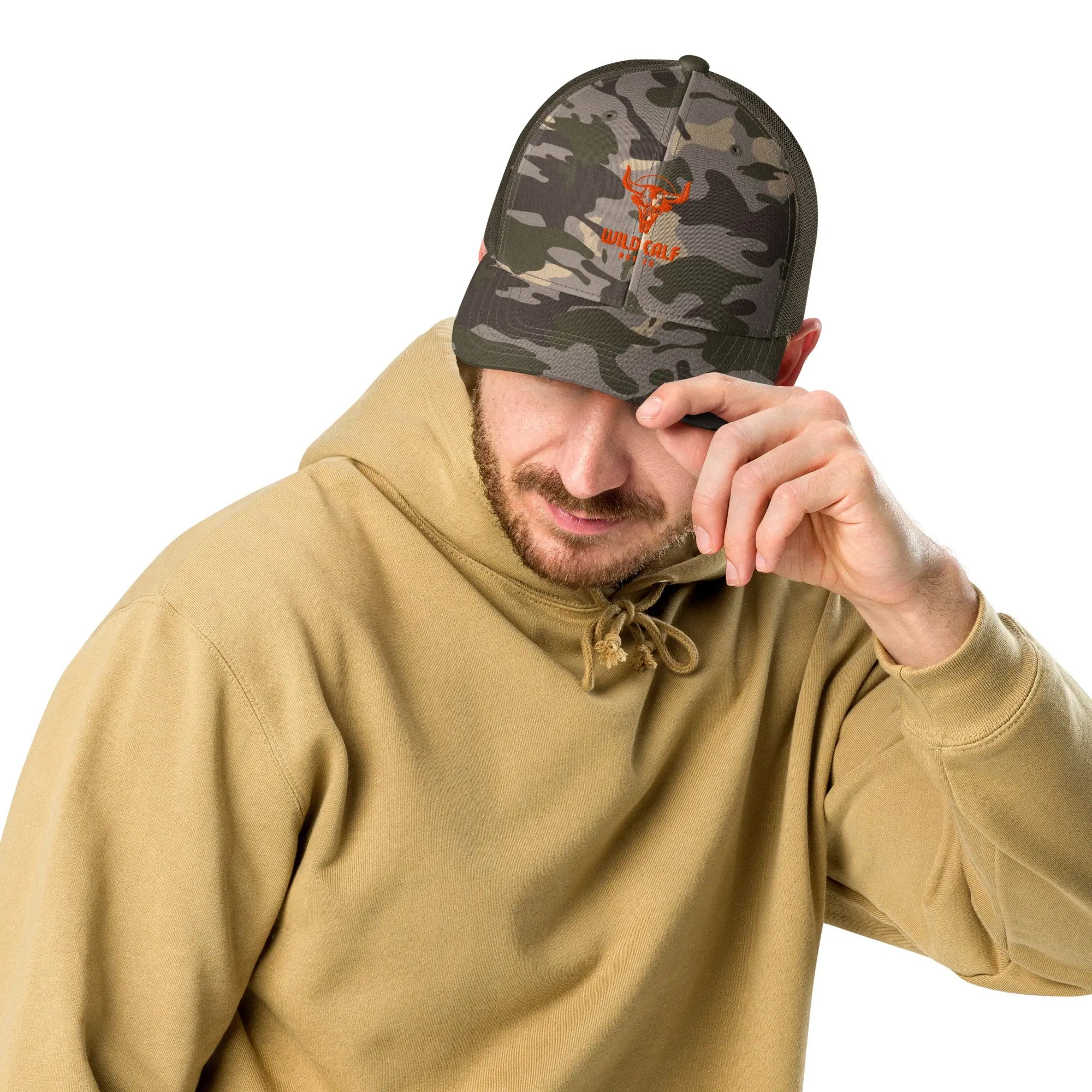 Camouflage trucker hat - Wild Calf Hat Company