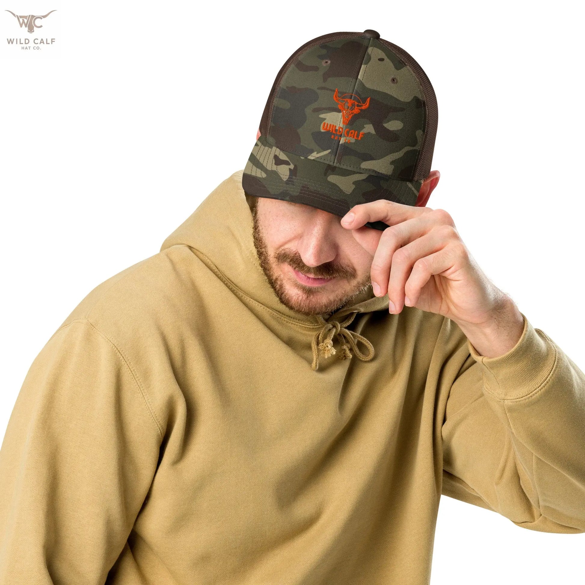 Camouflage trucker hat - Wild Calf Hat Company
