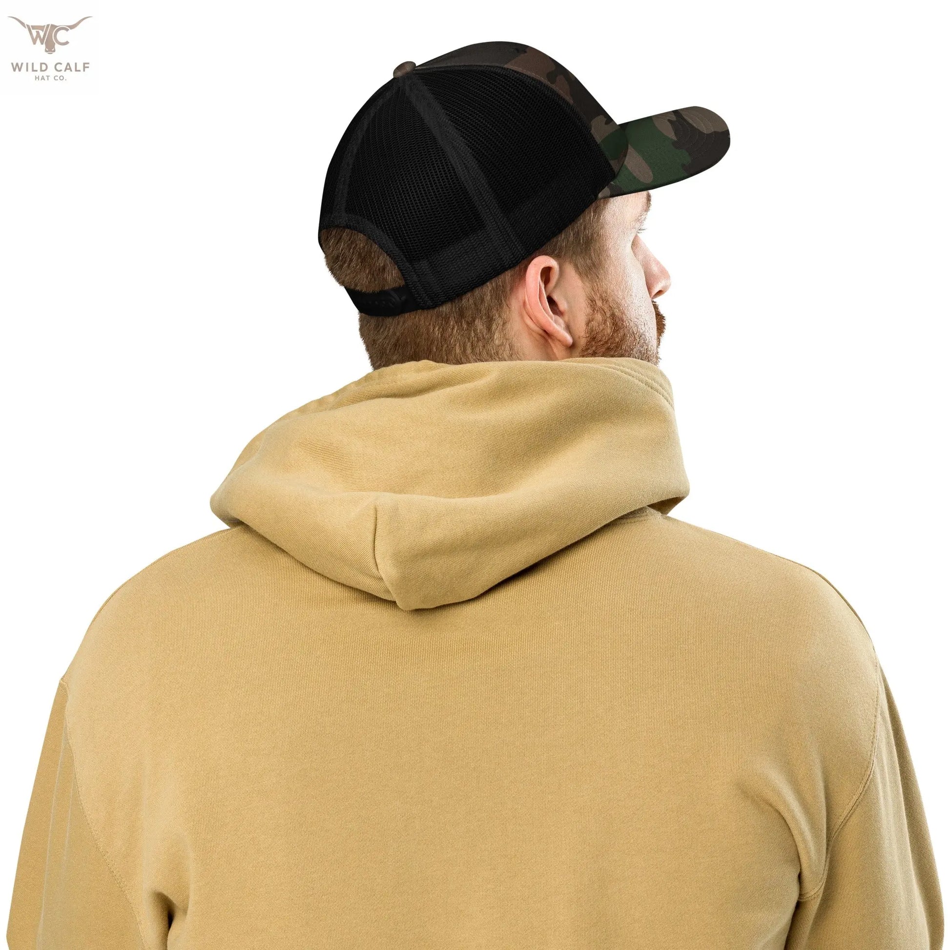 Camouflage trucker hat - Wild Calf Hat Company