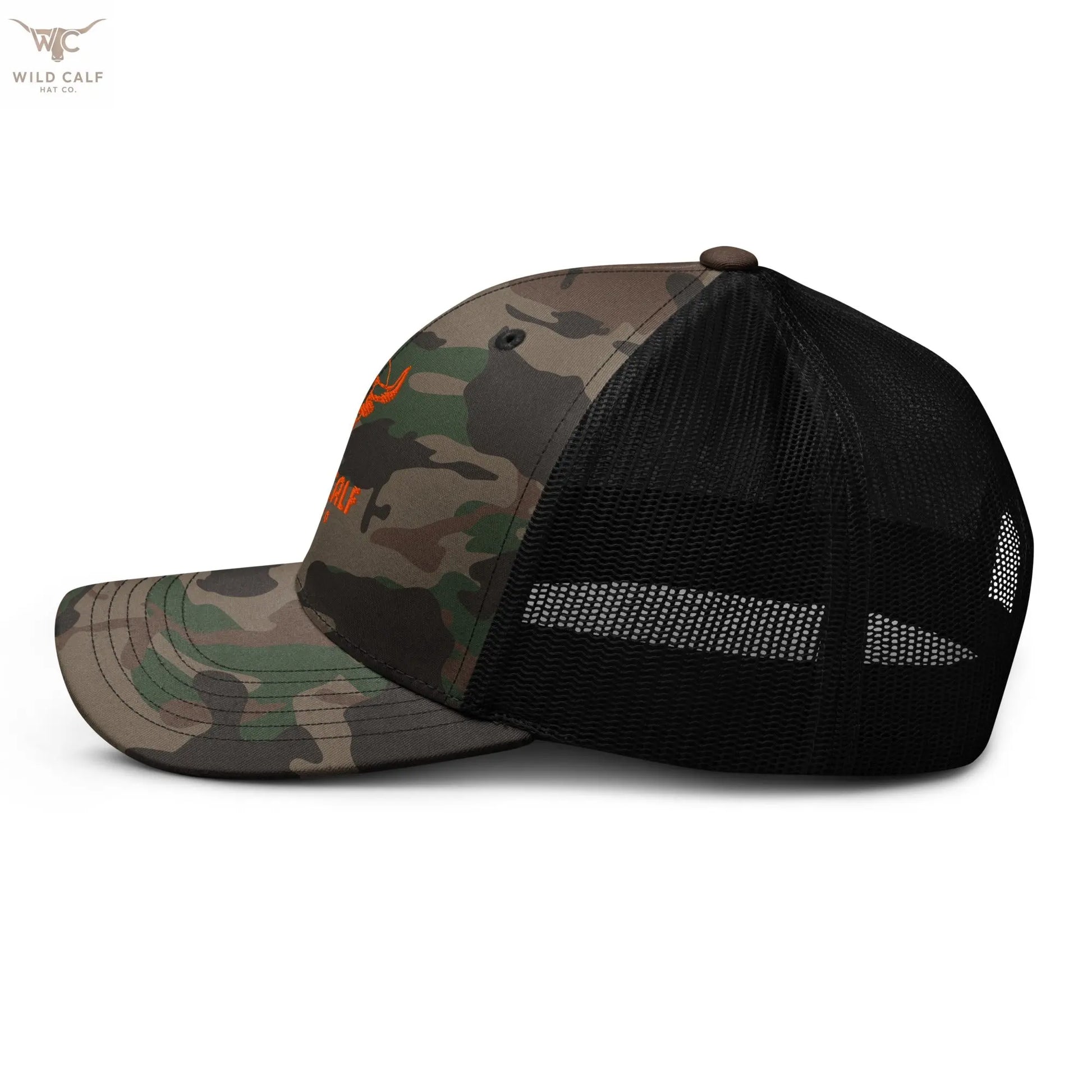Camouflage trucker hat - Wild Calf Hat Company