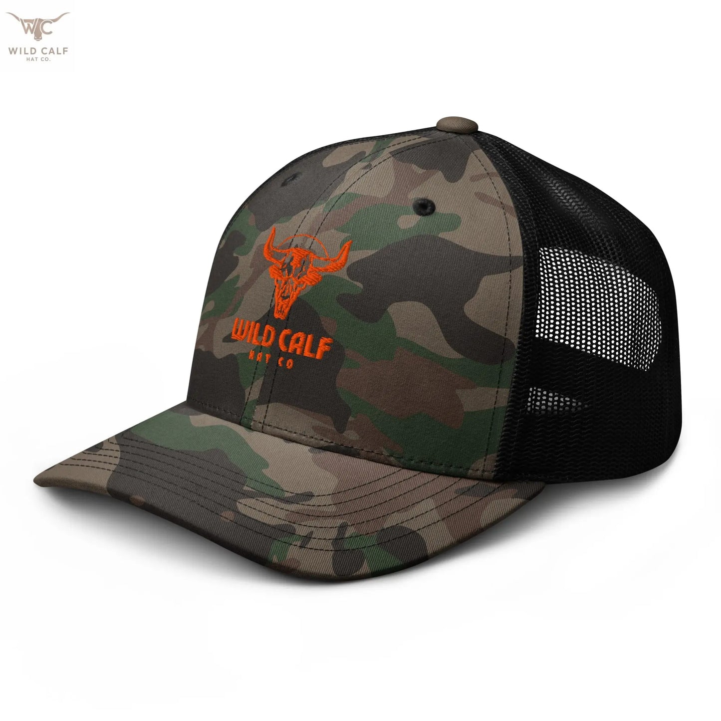 Camouflage trucker hat - Wild Calf Hat Company