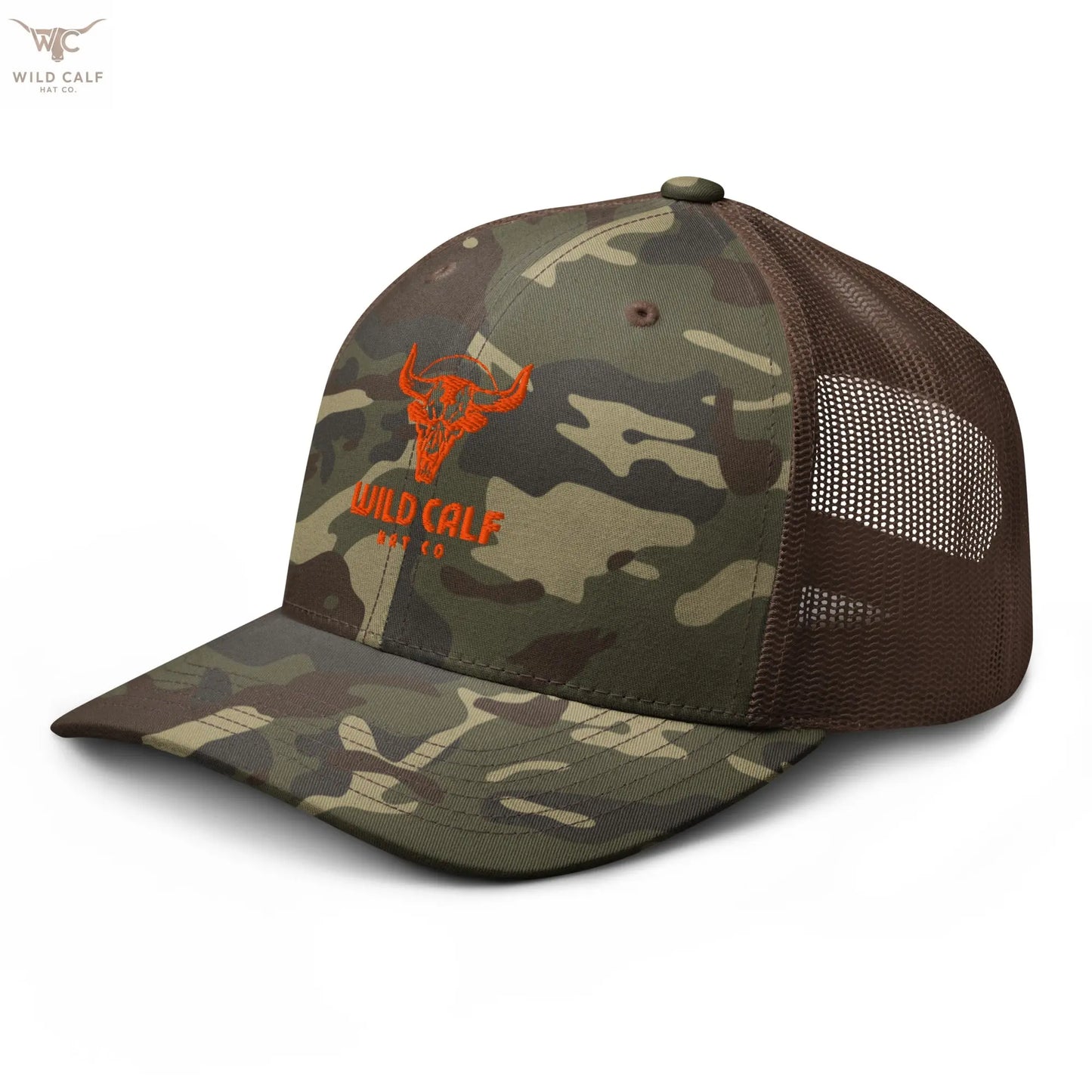 Camouflage trucker hat - Wild Calf Hat Company