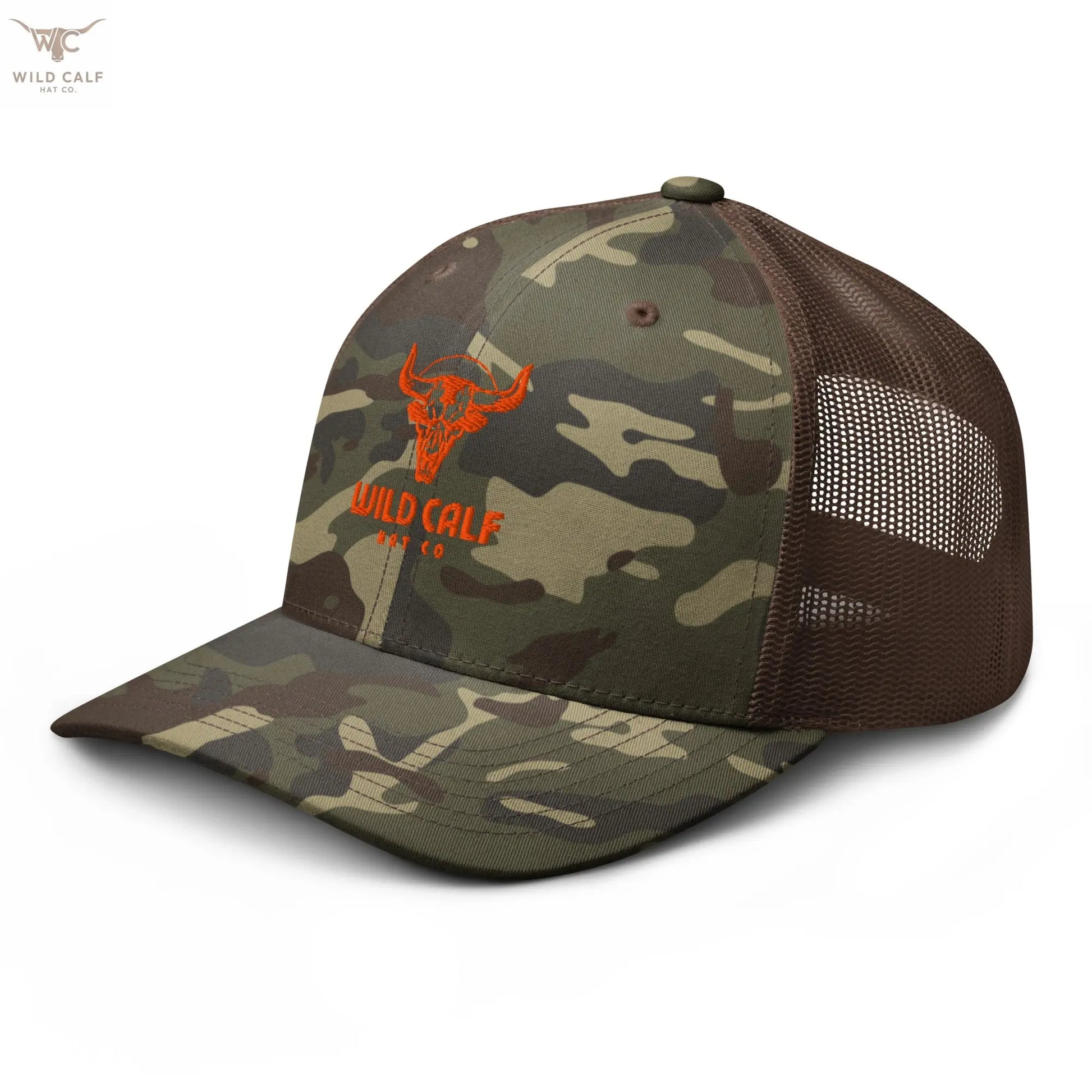 Camouflage trucker hat - Wild Calf Hat Company