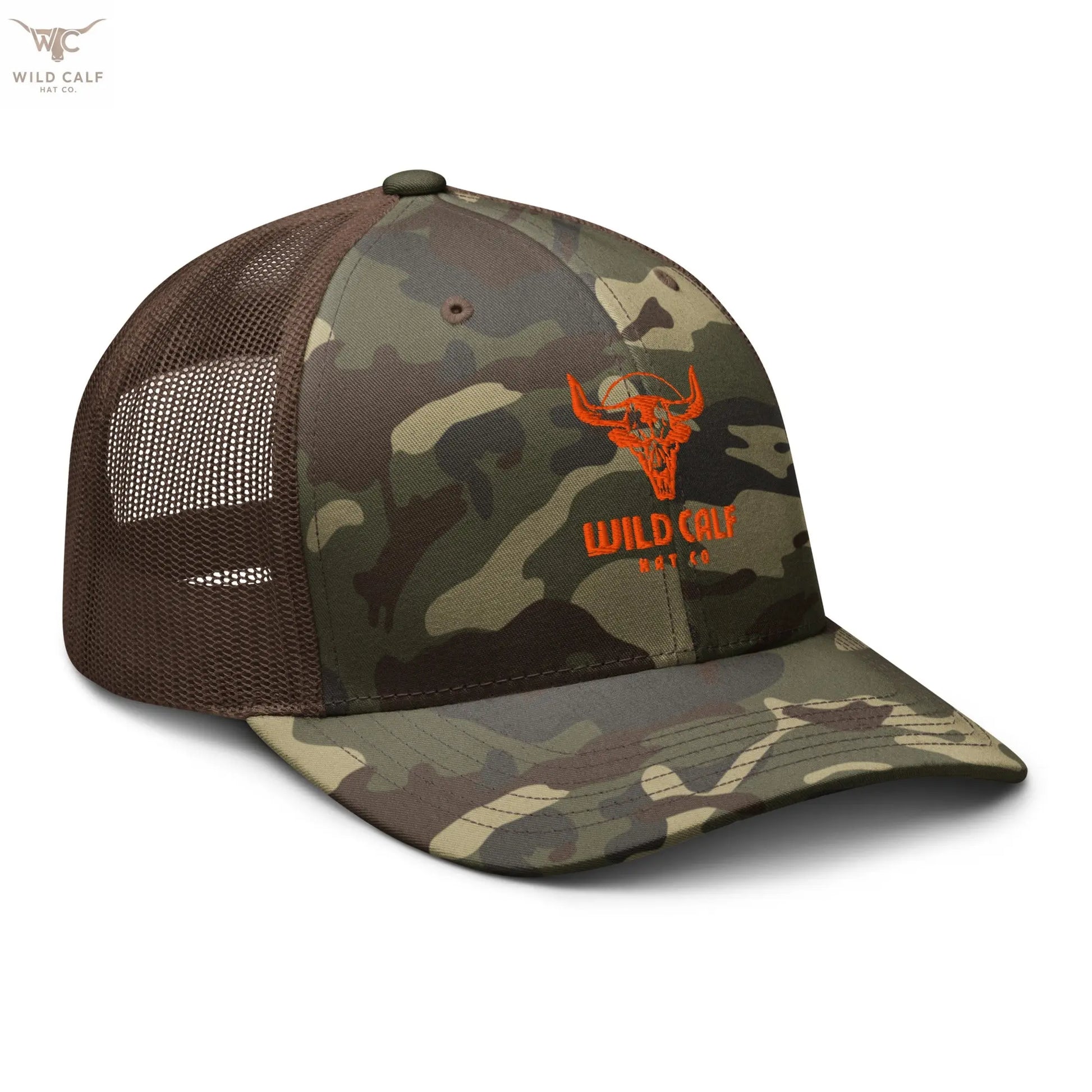 Camouflage trucker hat - Wild Calf Hat Company