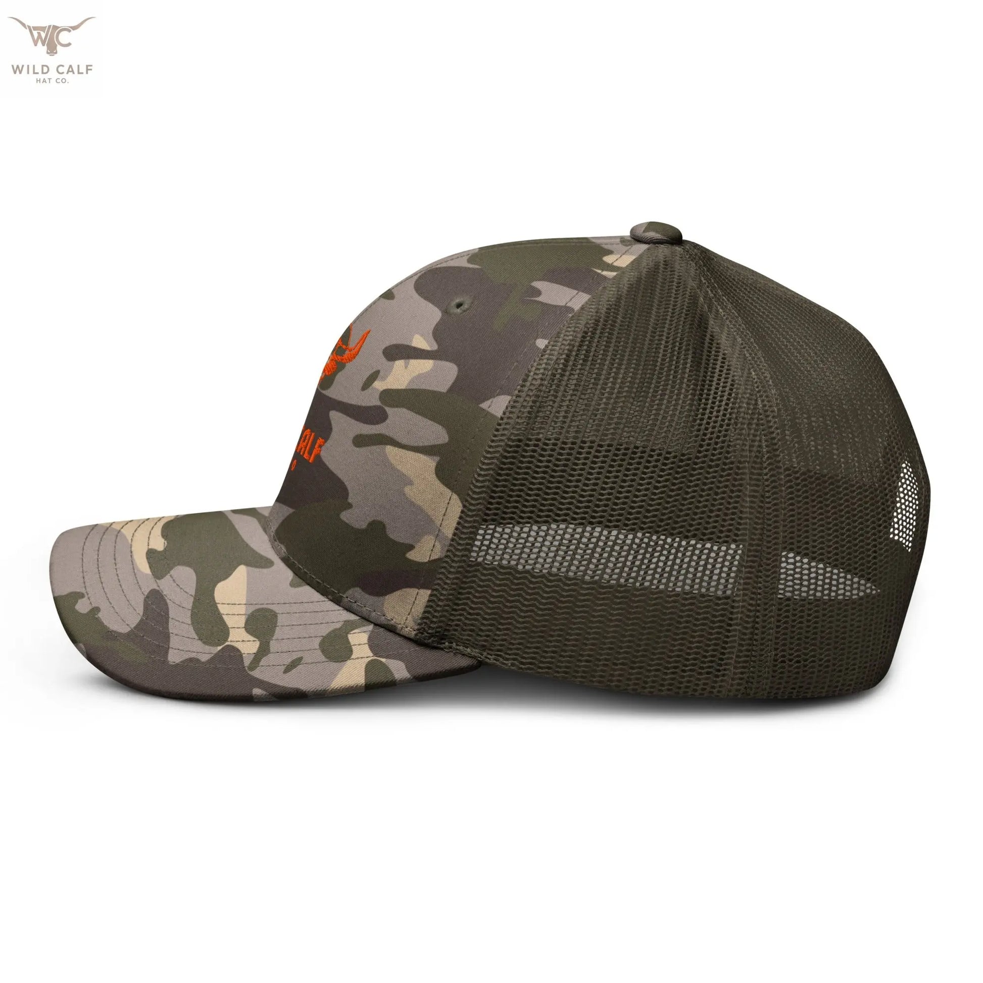 Camouflage trucker hat - Wild Calf Hat Company