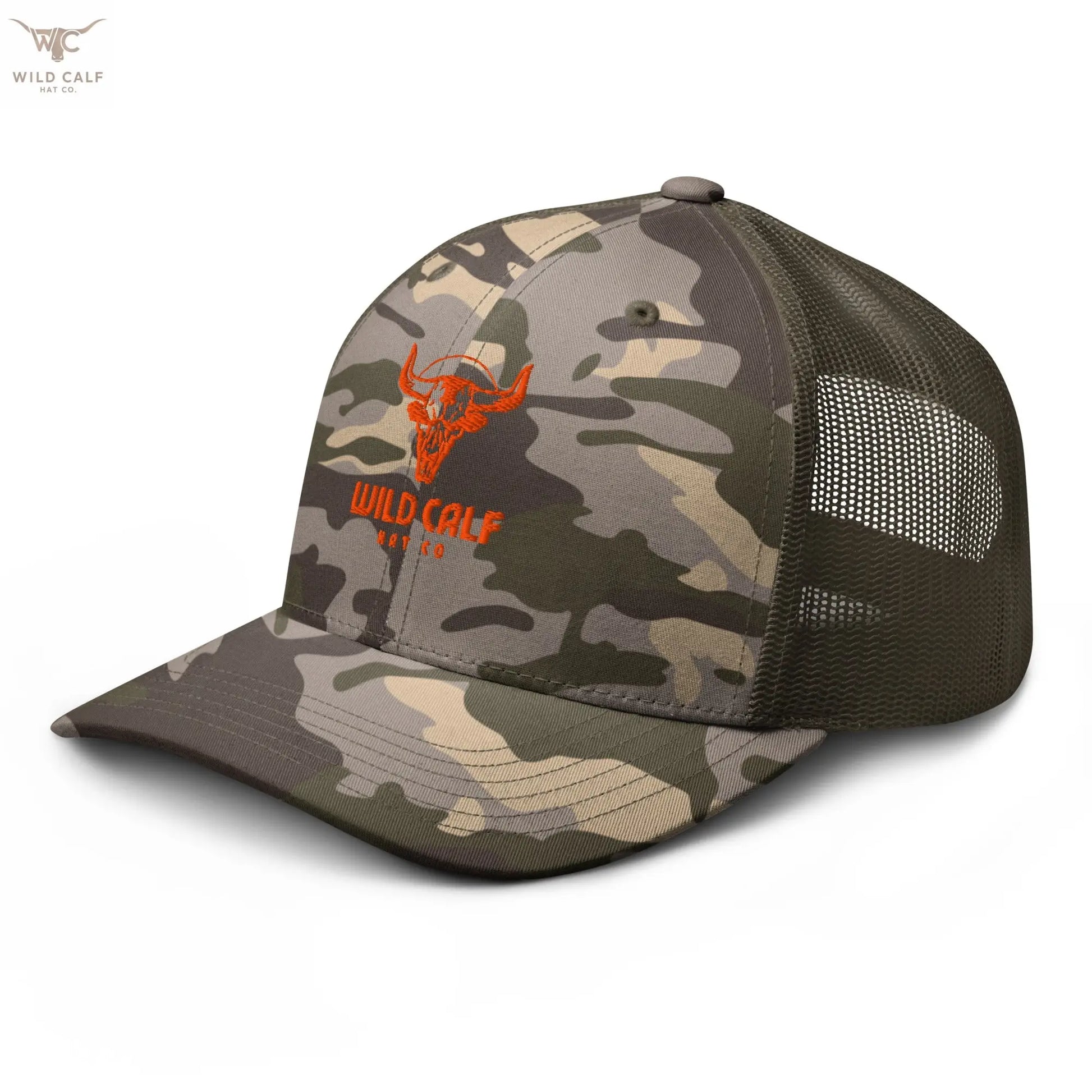 Camouflage trucker hat - Wild Calf Hat Company