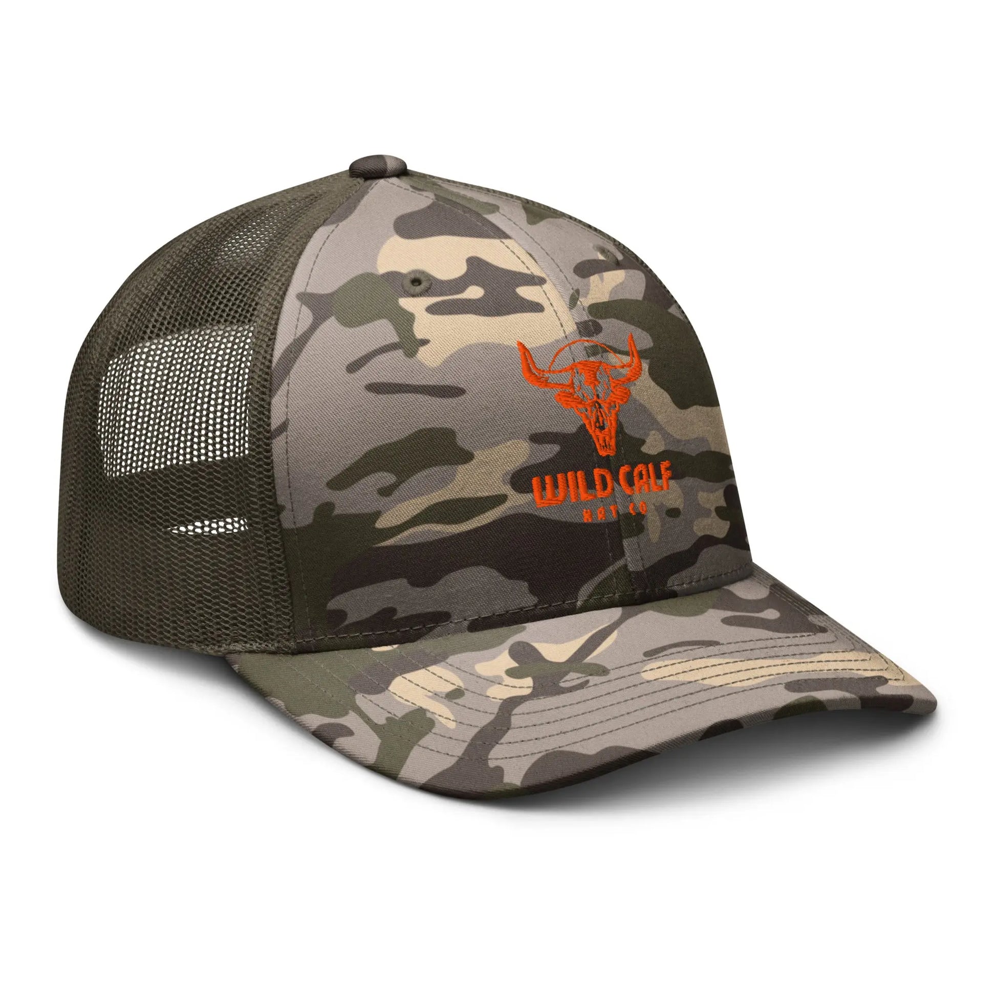 Camouflage trucker hat - Wild Calf Hat Company