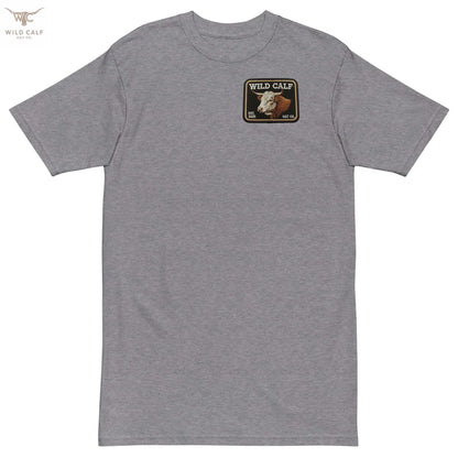 Men’s premium Wild Calf Emblem Tee - Wild Calf Hat Company