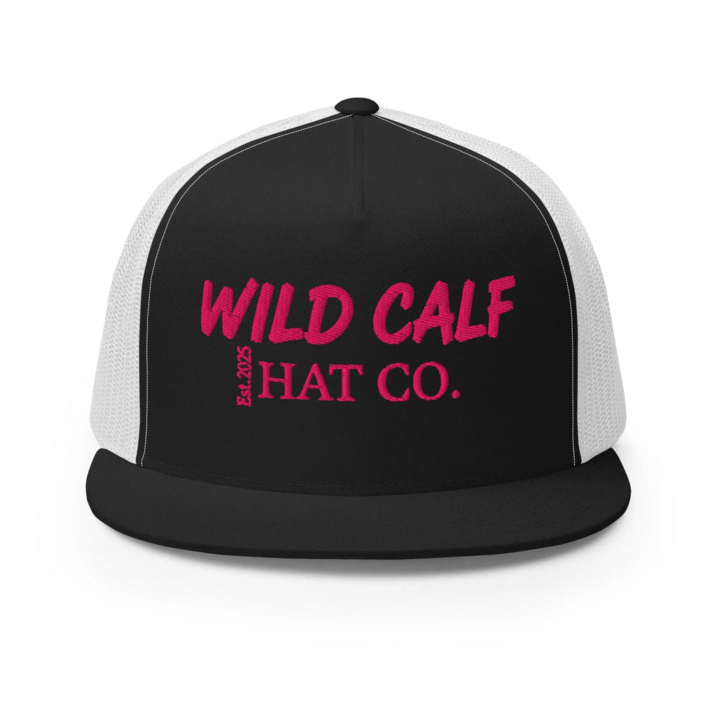 Pink Signature Trucker Cap - Wild Calf Hat Company