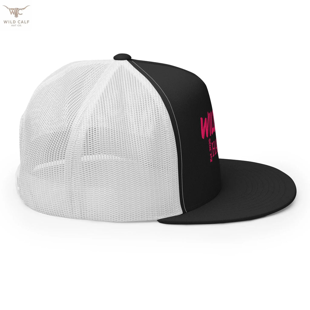 Pink Signature Trucker Cap - Wild Calf Hat Company