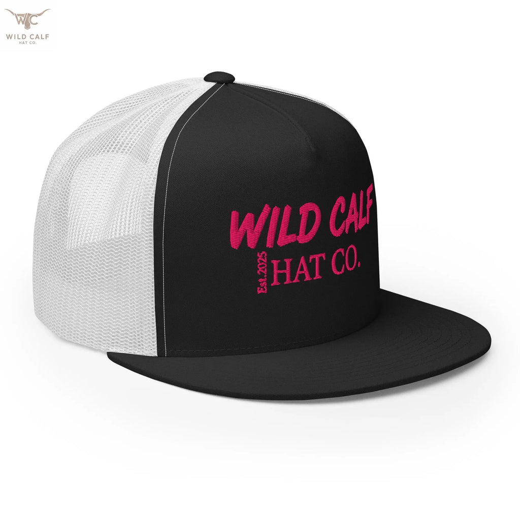 Pink Signature Trucker Cap - Wild Calf Hat Company