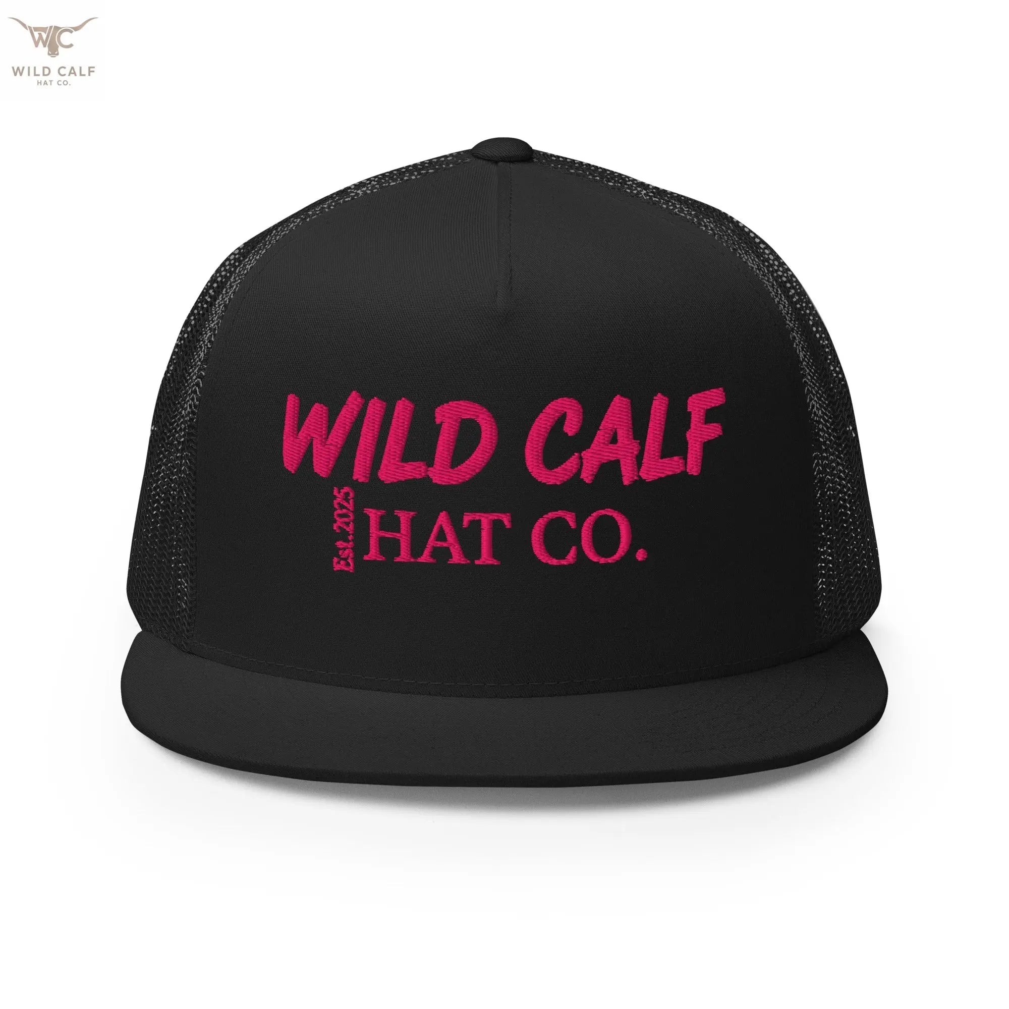 Pink Signature Trucker Cap - Wild Calf Hat Company