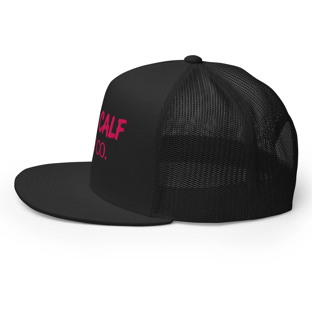 Pink Signature Trucker Cap - Wild Calf Hat Company