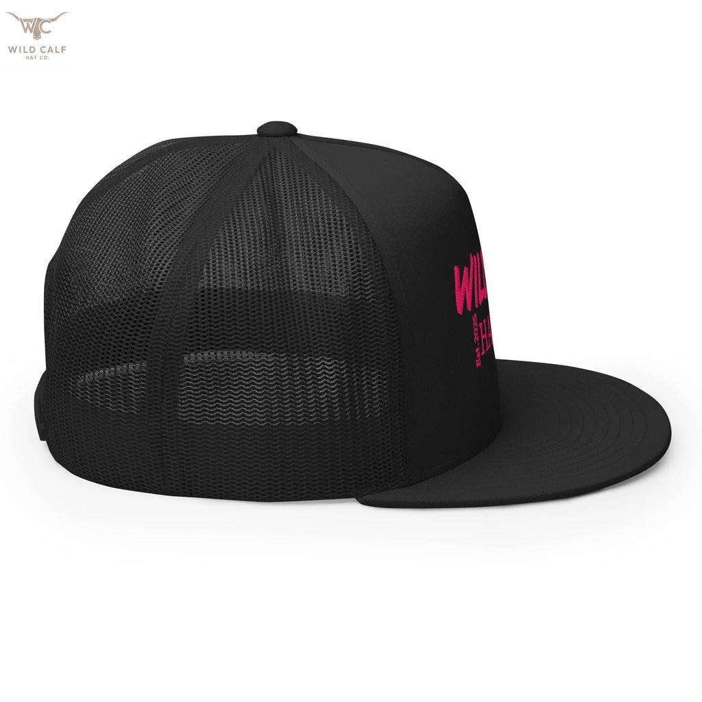Pink Signature Trucker Cap - Wild Calf Hat Company