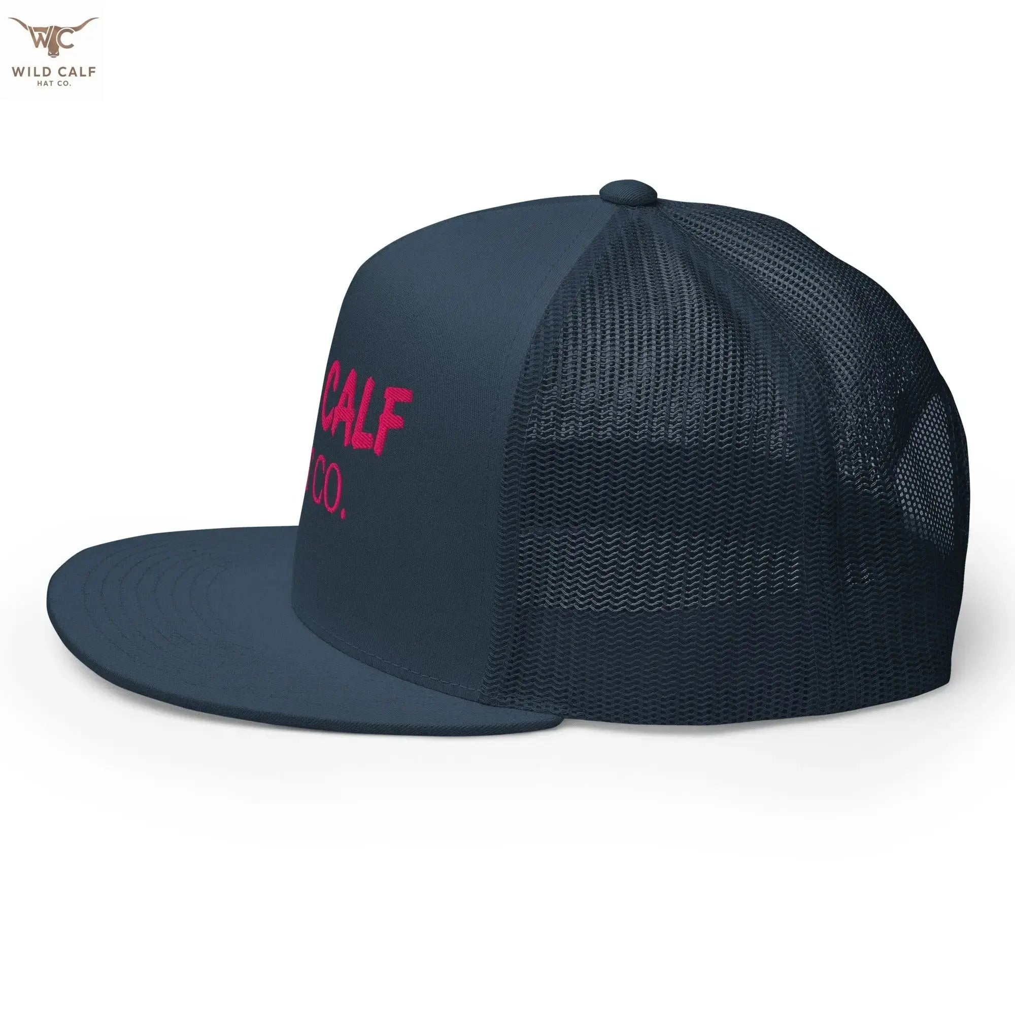 Pink Signature Trucker Cap - Wild Calf Hat Company
