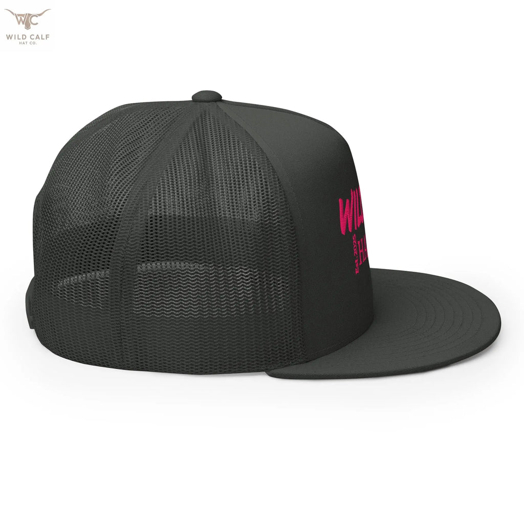 Pink Signature Trucker Cap - Wild Calf Hat Company