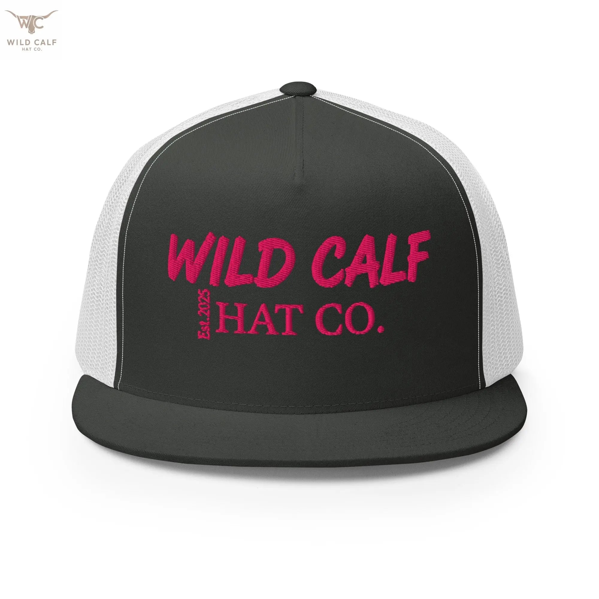 Pink Signature Trucker Cap - Wild Calf Hat Company