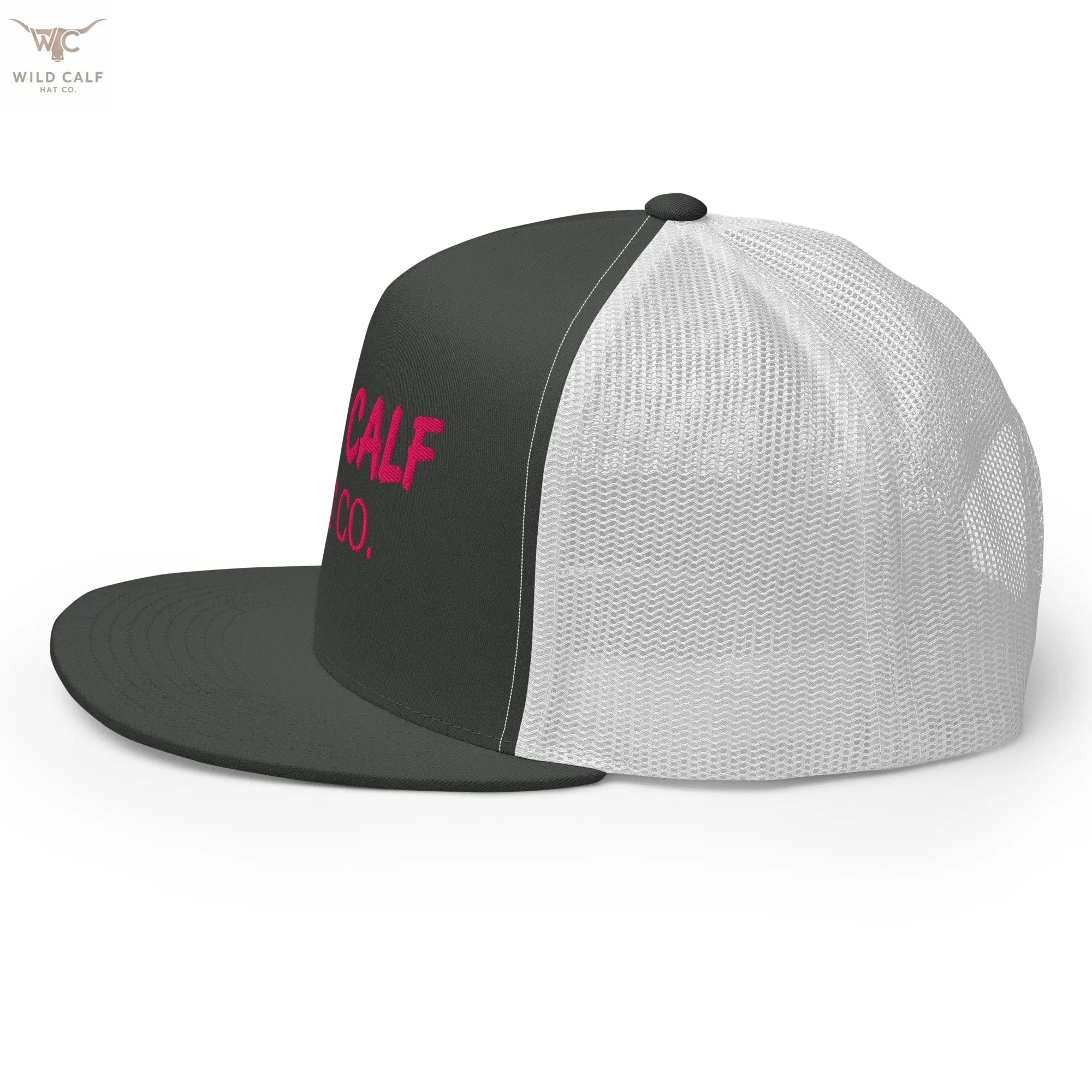 Pink Signature Trucker Cap - Wild Calf Hat Company