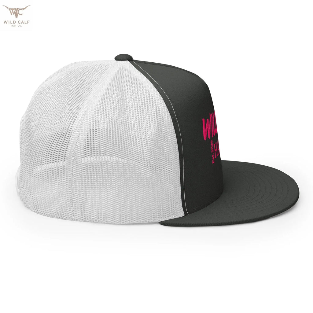Pink Signature Trucker Cap - Wild Calf Hat Company