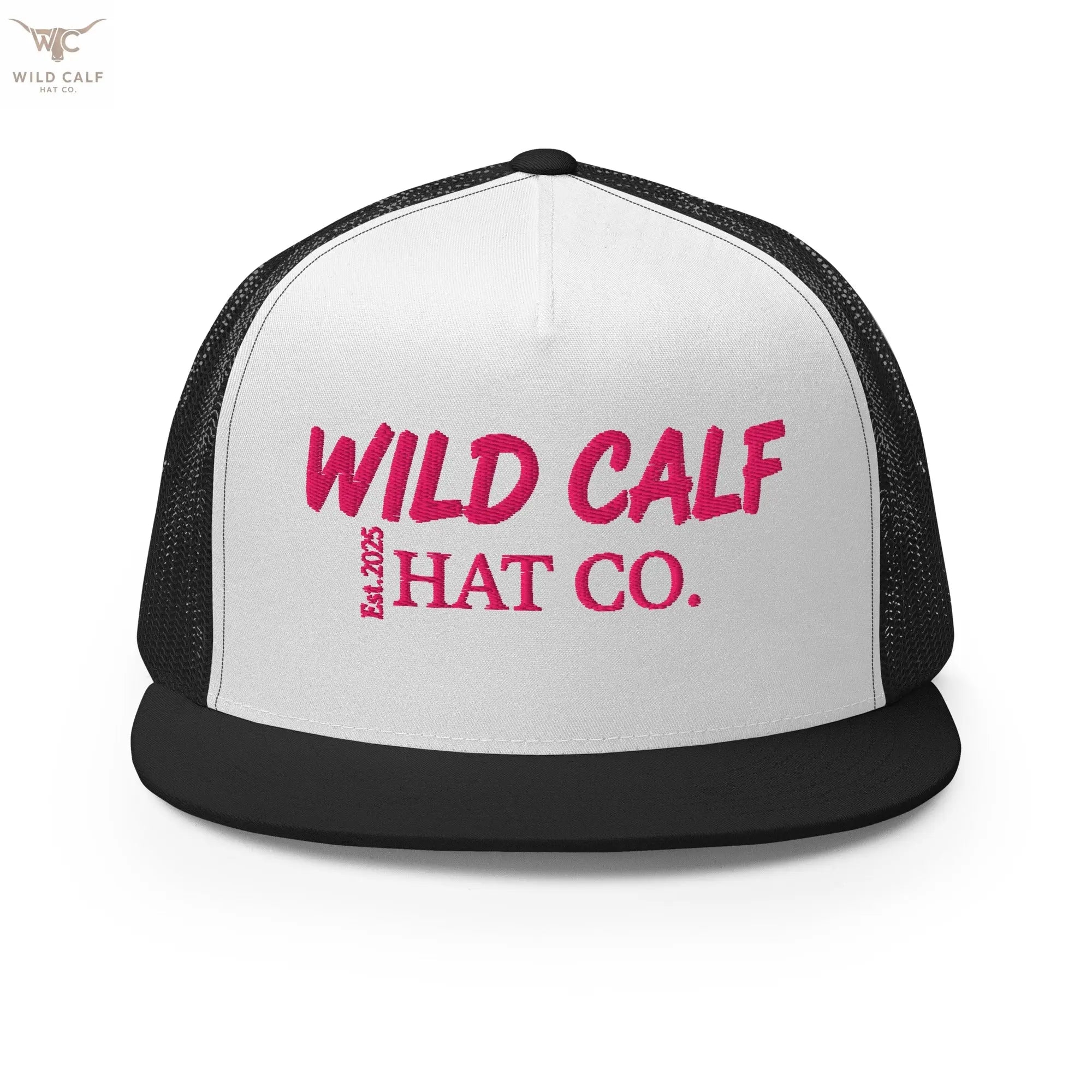 Pink Signature Trucker Cap - Wild Calf Hat Company