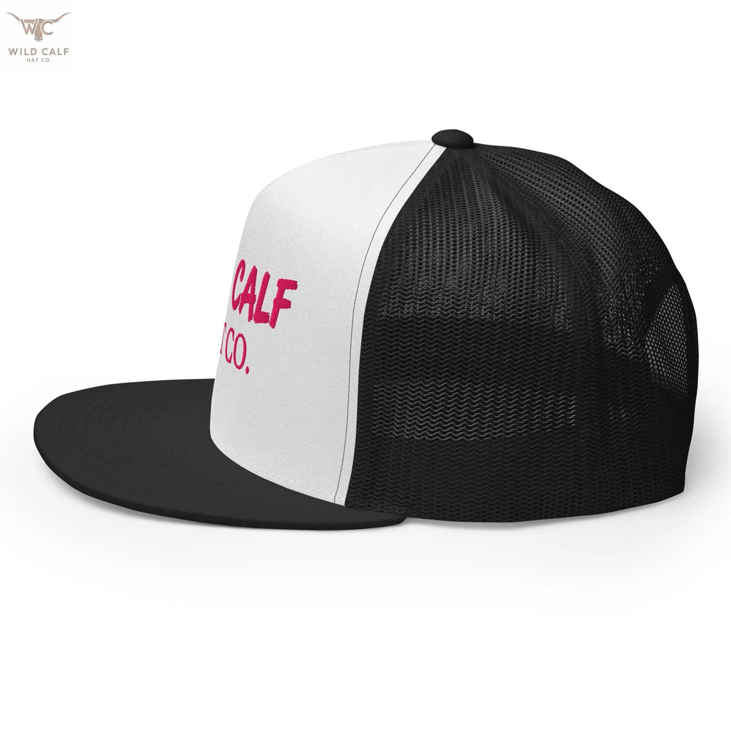Pink Signature Trucker Cap - Wild Calf Hat Company