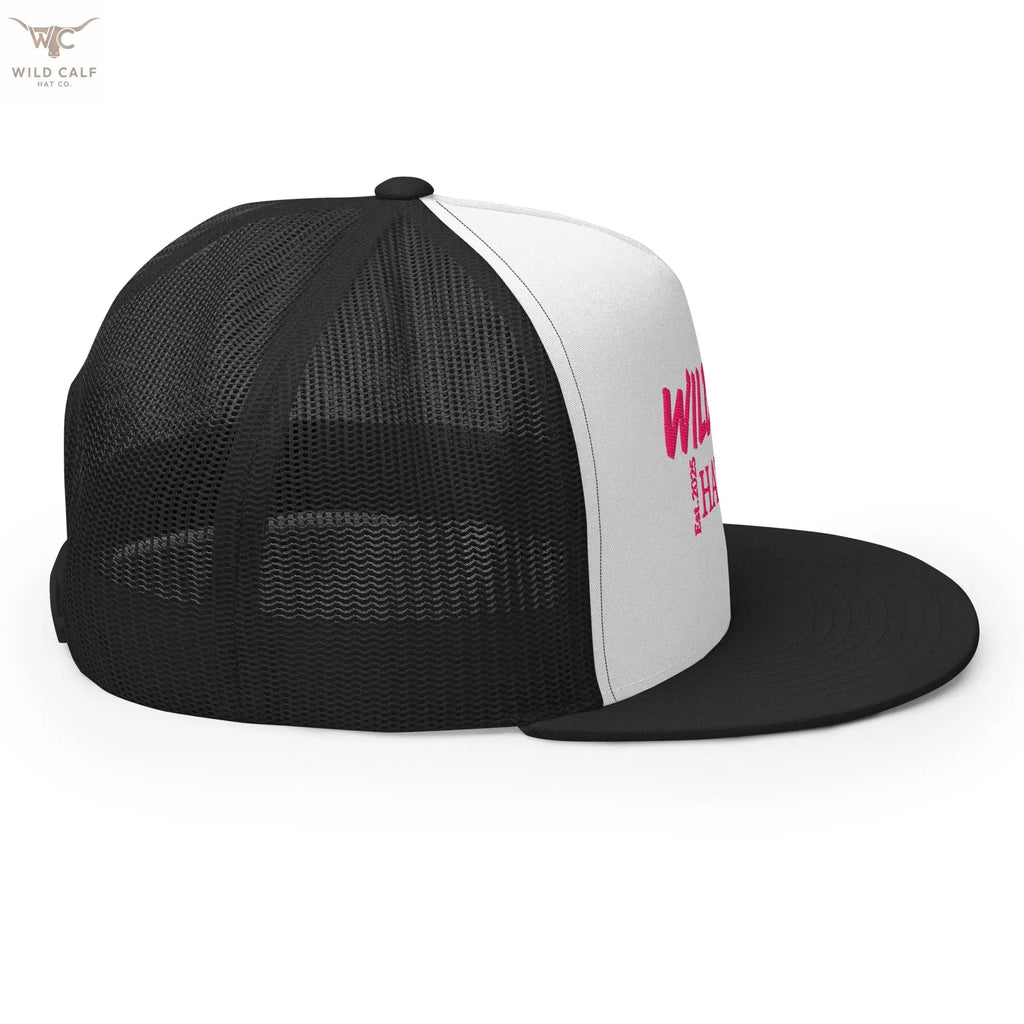 Pink Signature Trucker Cap - Wild Calf Hat Company