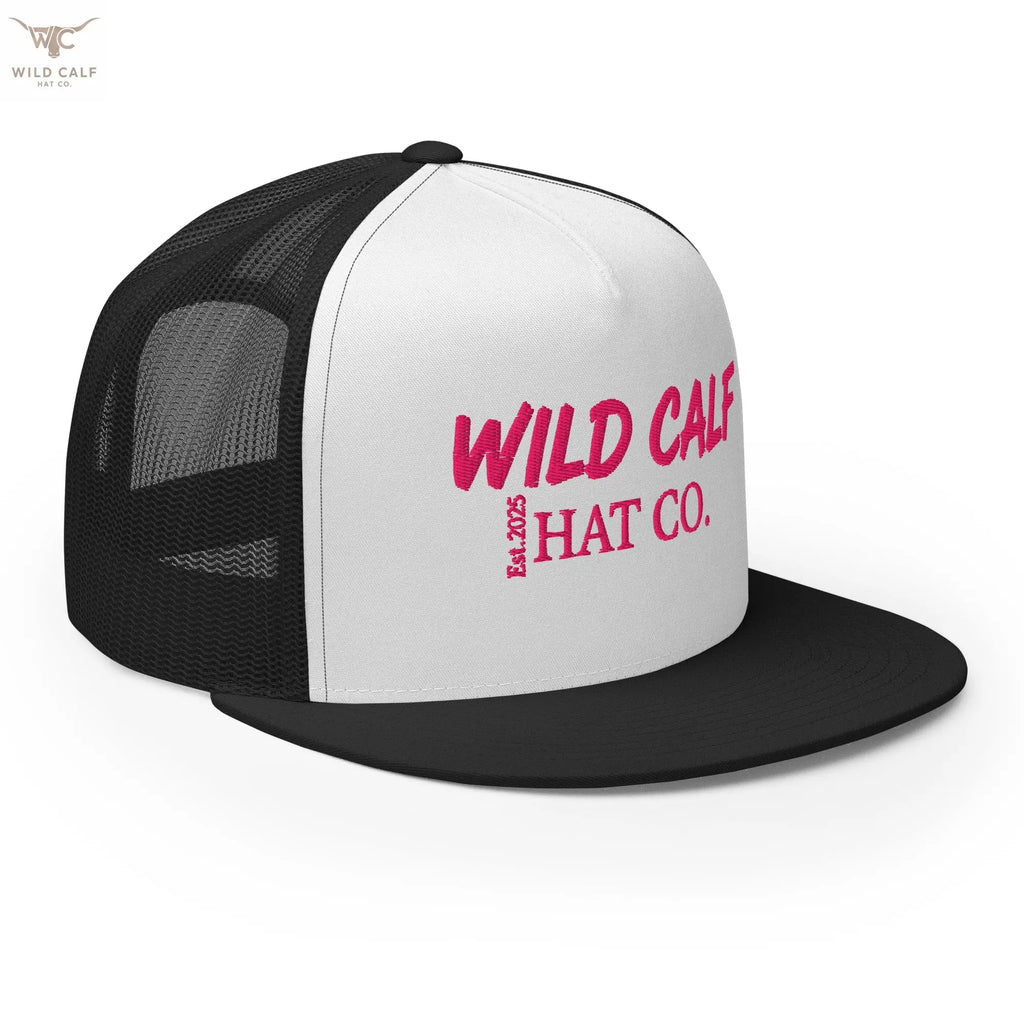 Pink Signature Trucker Cap - Wild Calf Hat Company