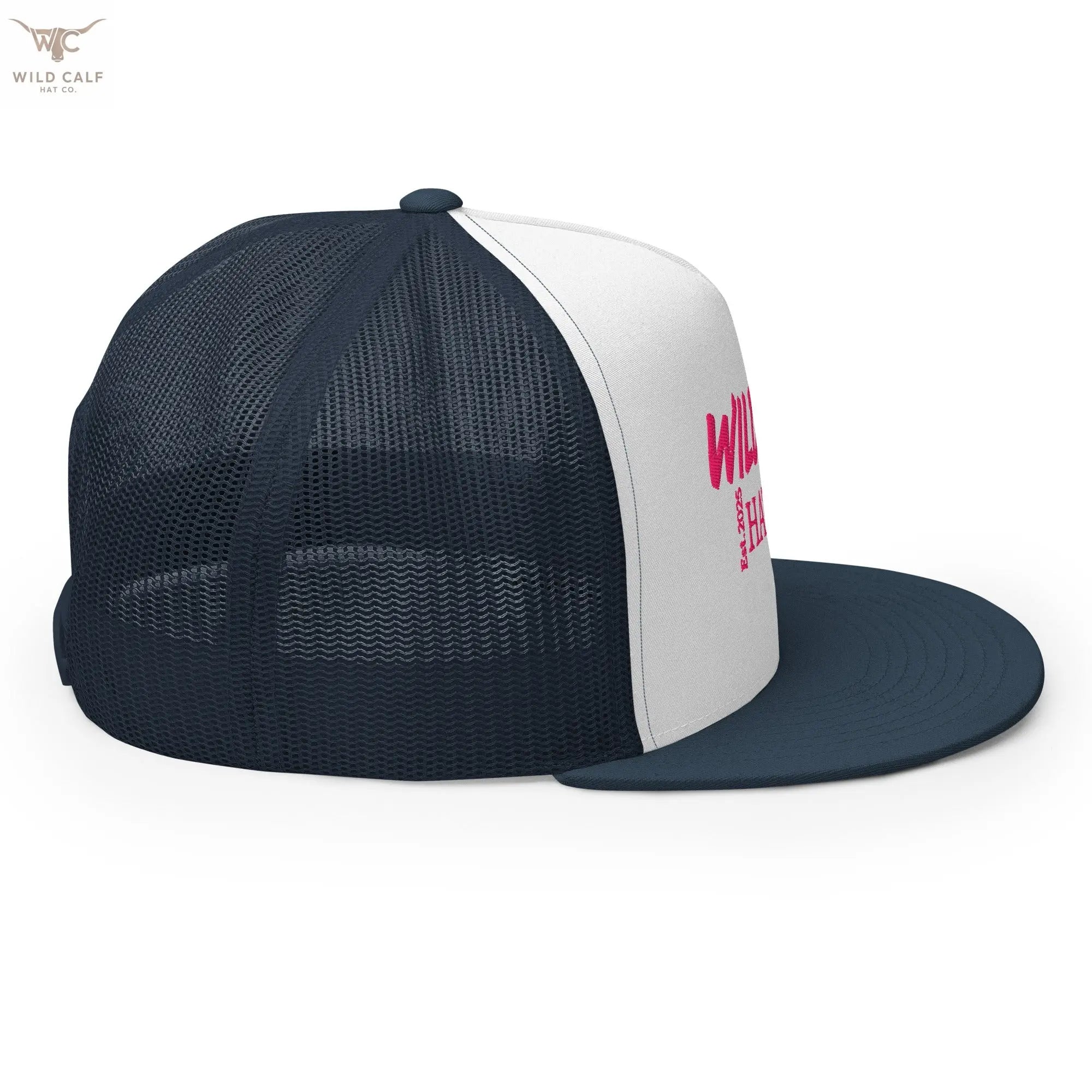 Pink Signature Trucker Cap - Wild Calf Hat Company
