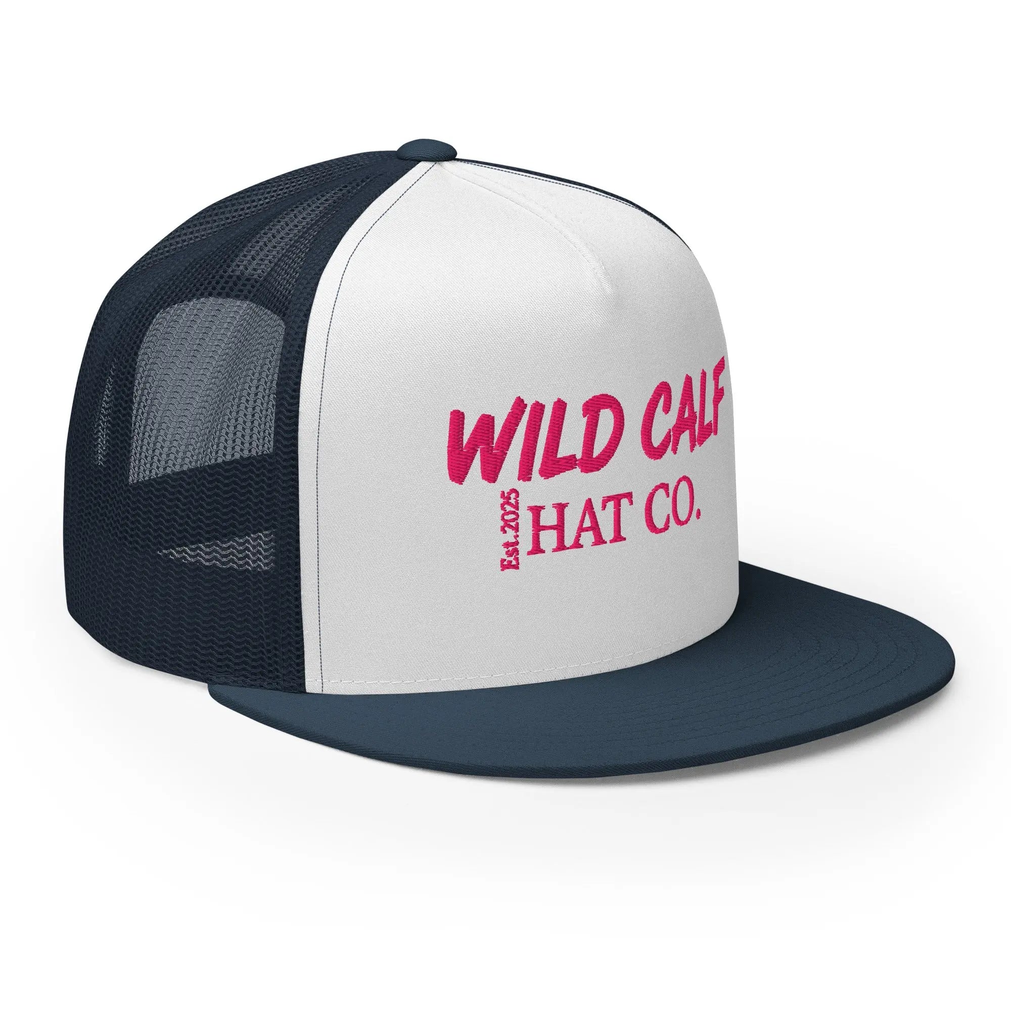 Pink Signature Trucker Cap - Wild Calf Hat Company