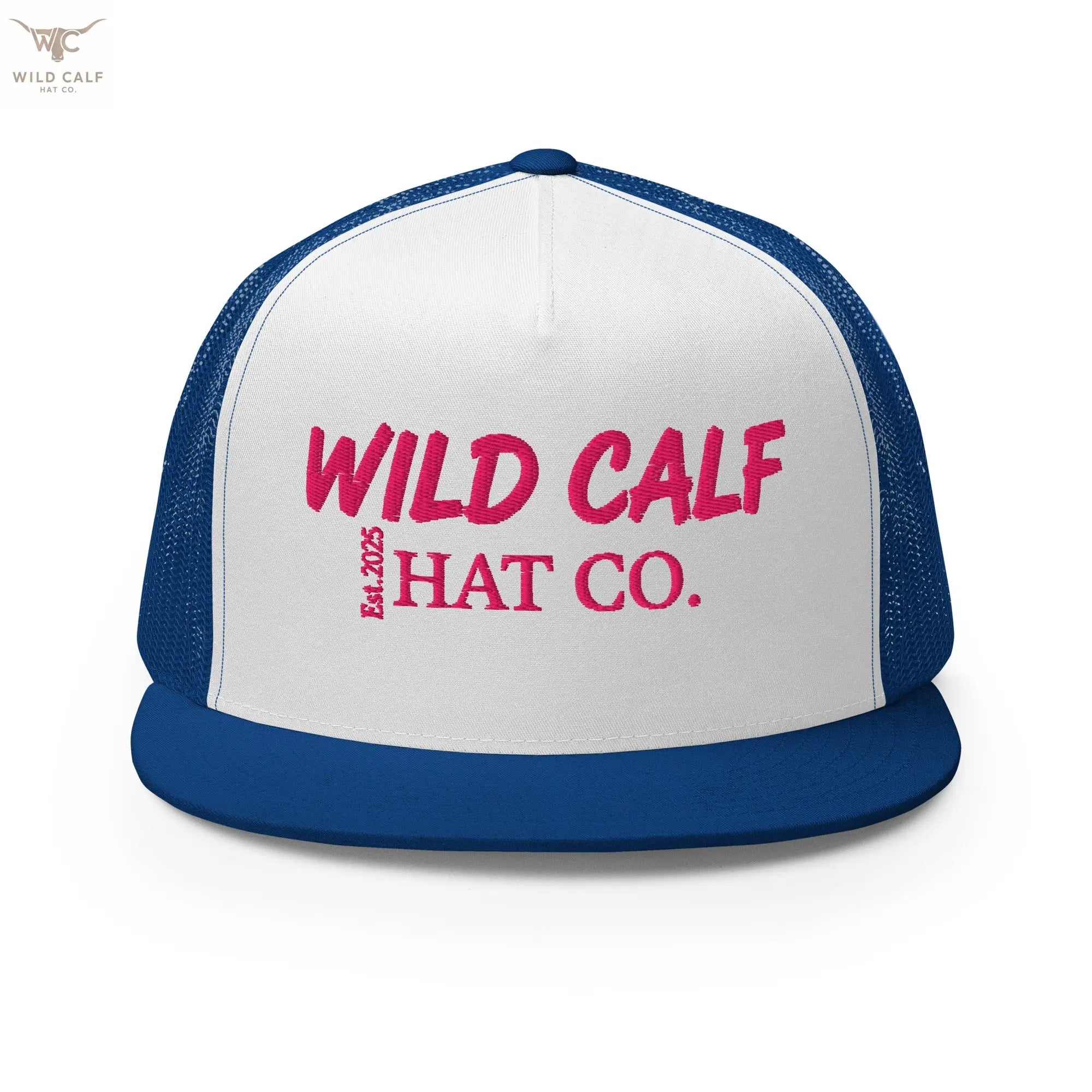 Pink Signature Trucker Cap - Wild Calf Hat Company